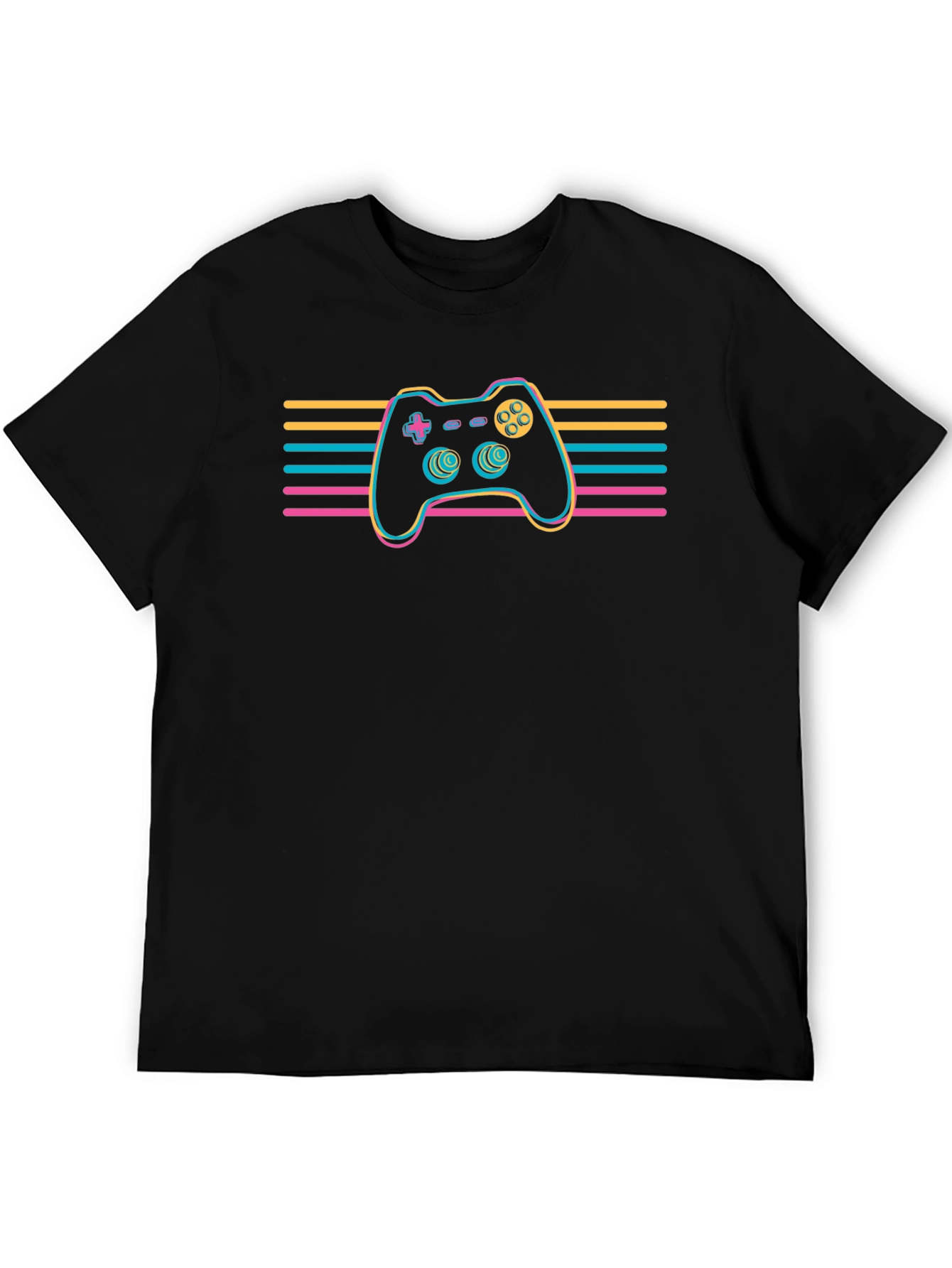 Retro Gamer T-Shirt - Neon Controller Design