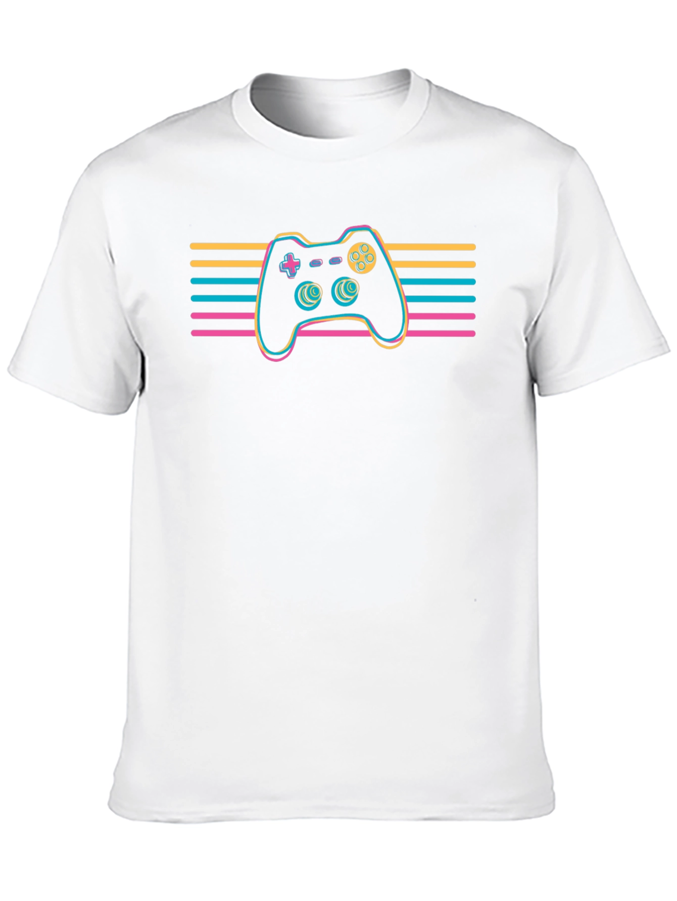 Retro Gamer T-Shirt - Neon Controller Design