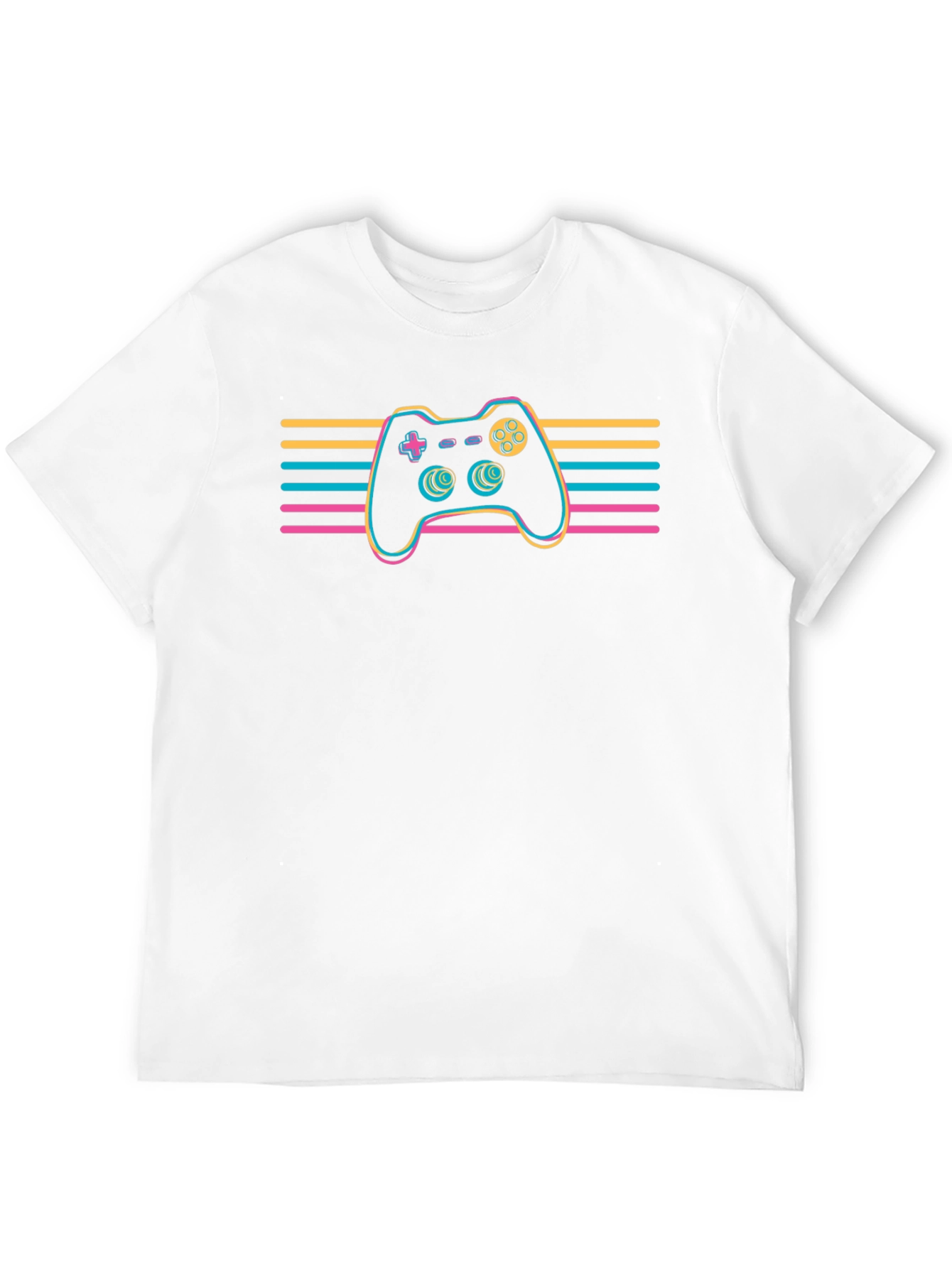 Retro Gamer T-Shirt - Neon Controller Design