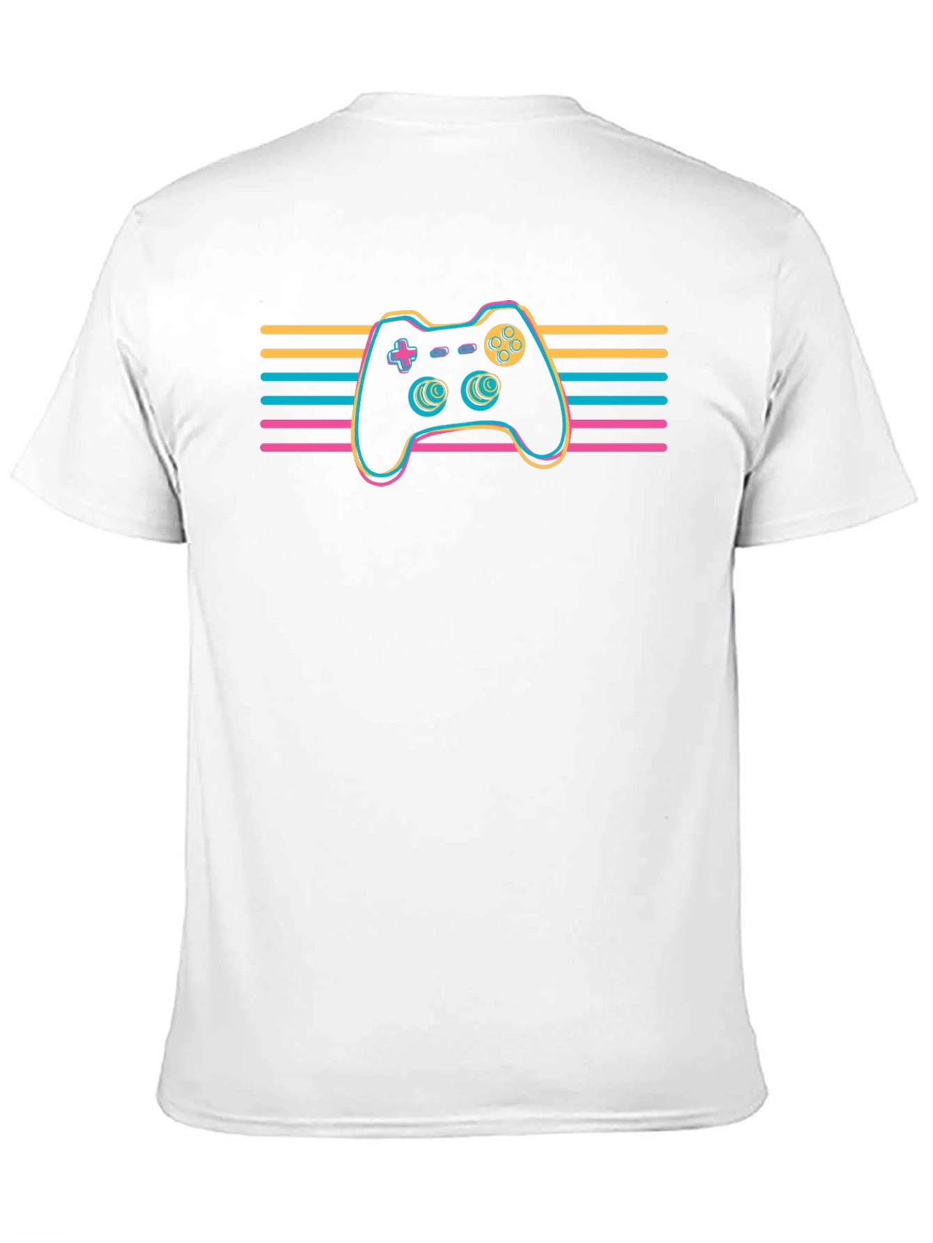 Retro Gamer T-Shirt - Neon Controller Design