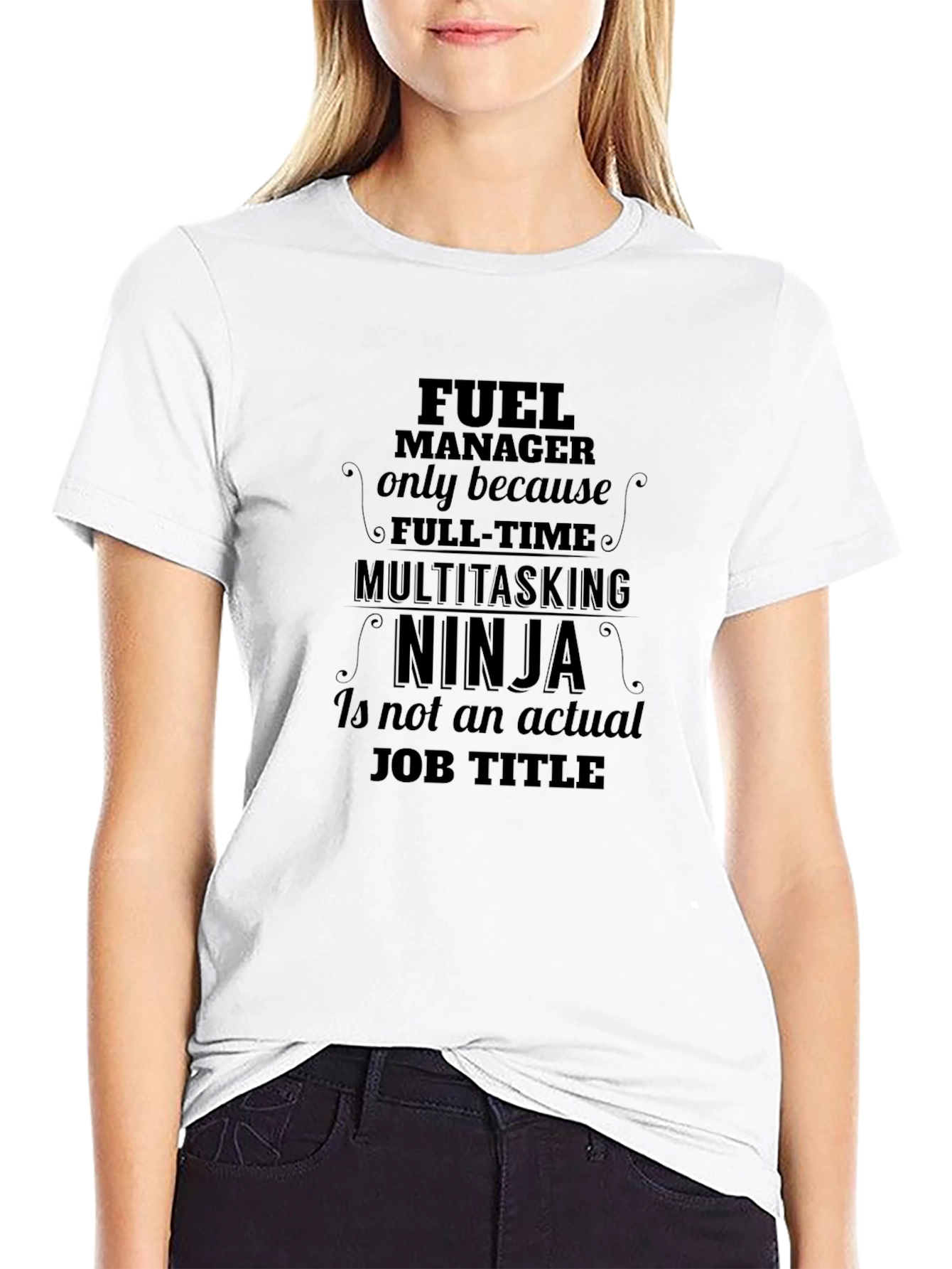 Fuel Manager Multitasking Ninja Graphic Tee