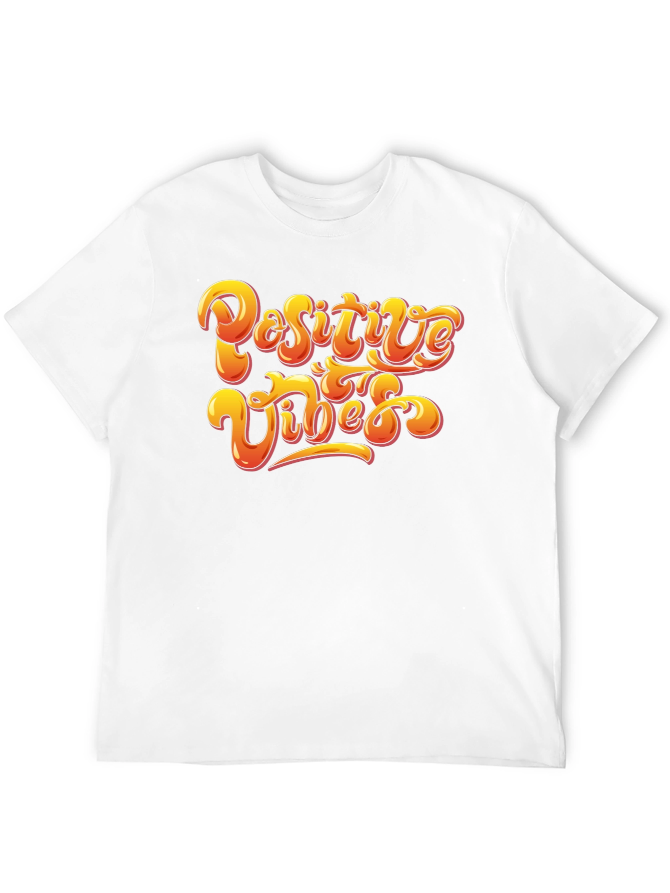 Positive Vibes Black Graphic Tee
