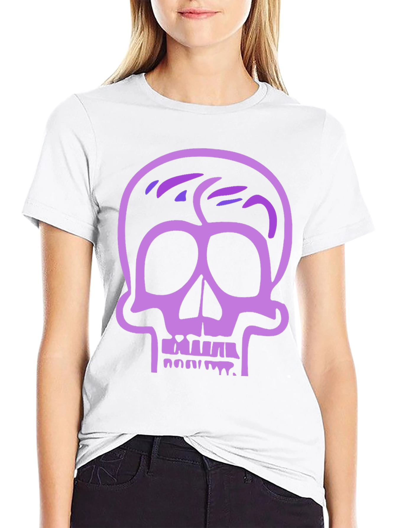 Skull Graphic Tee - Edgy Style