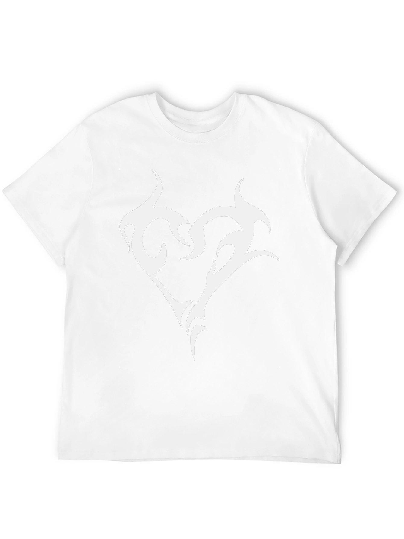 Tribal Heart Graphic Black T-Shirt
