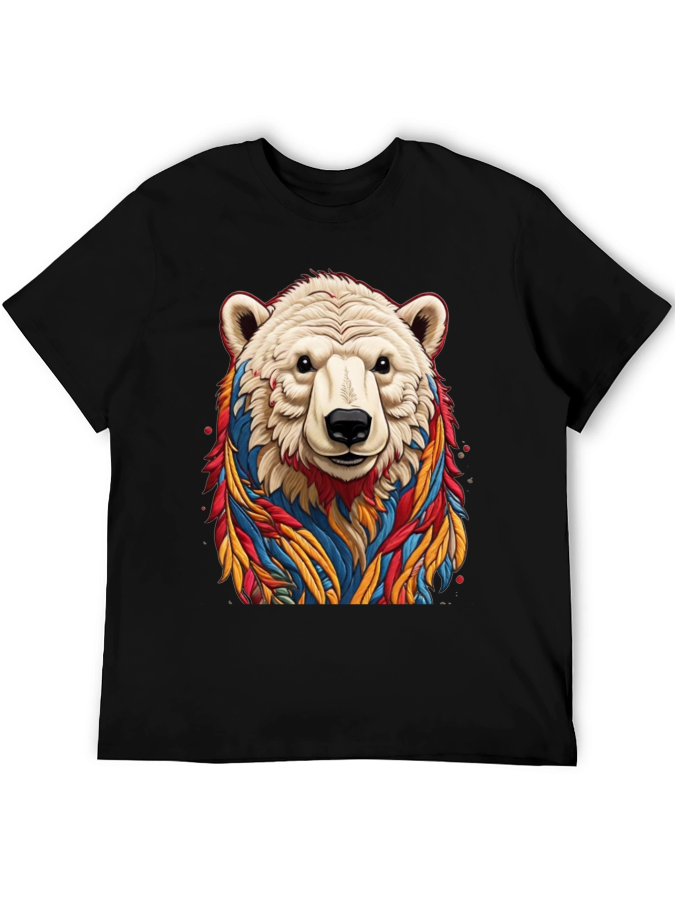 Cool Bear Graphic Tee - Black Cotton T-Shirt