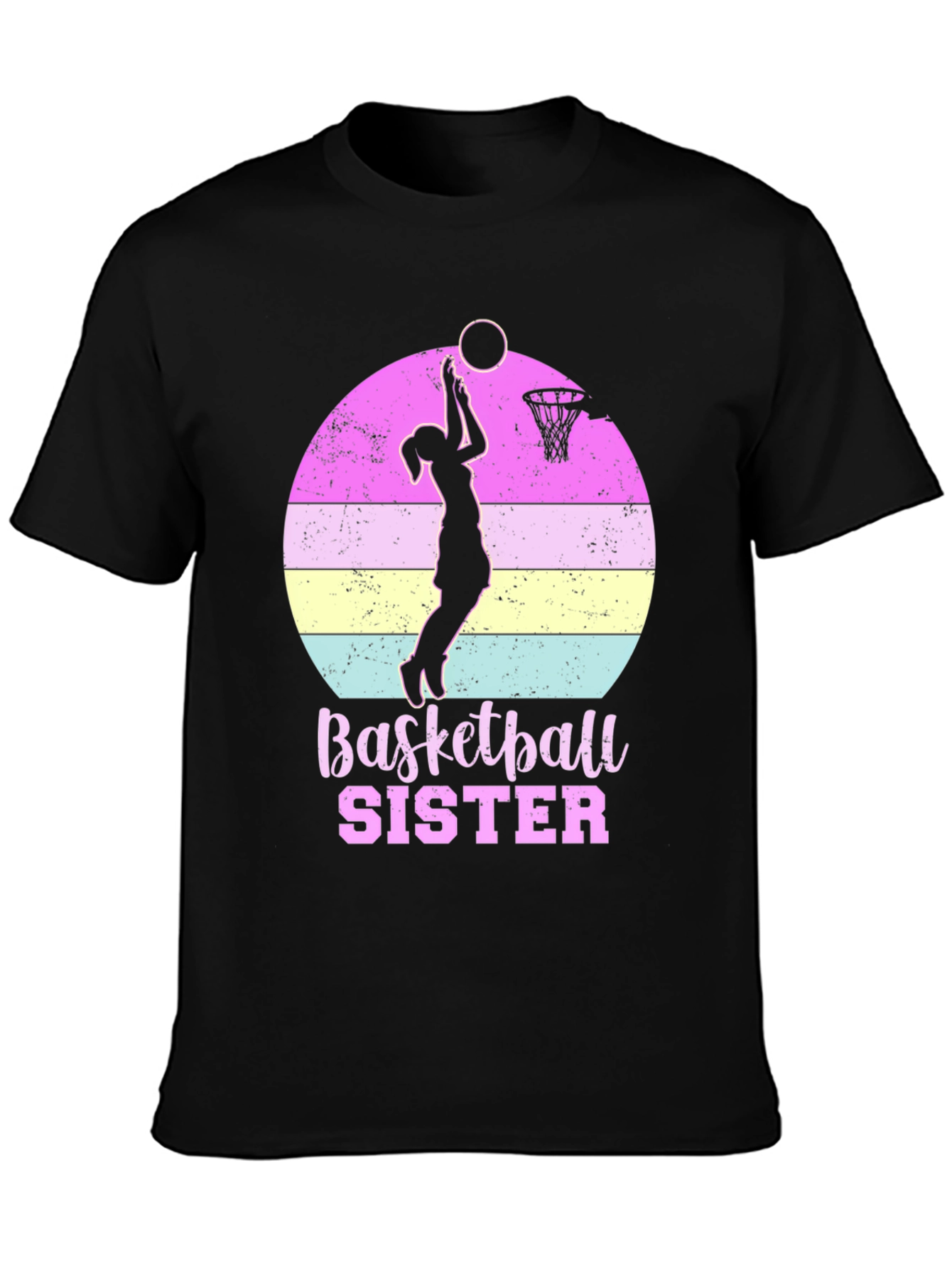 Basketball Sister Graphic T-Shirt