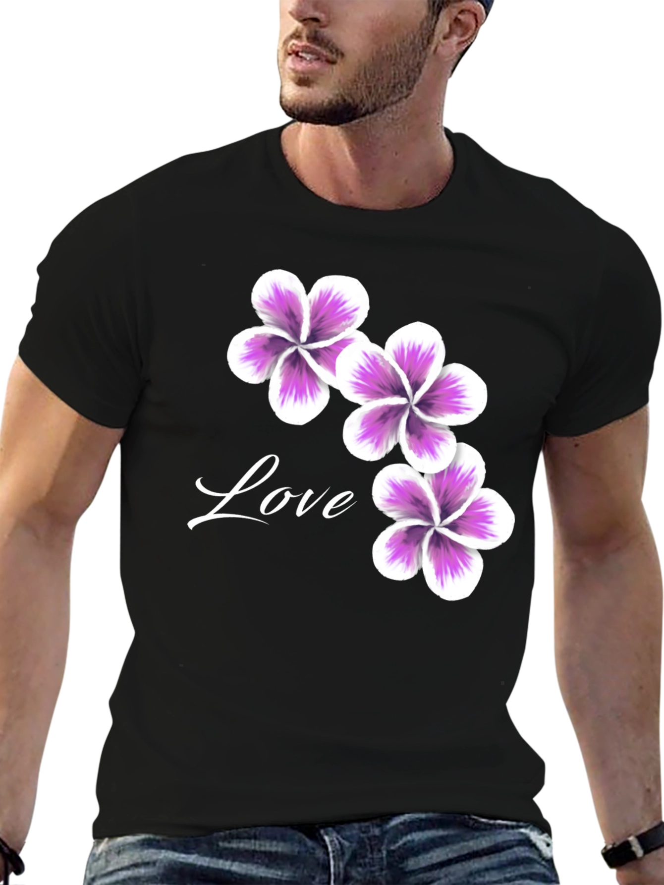 Floral Love T-Shirt - Casual Stylish Tee