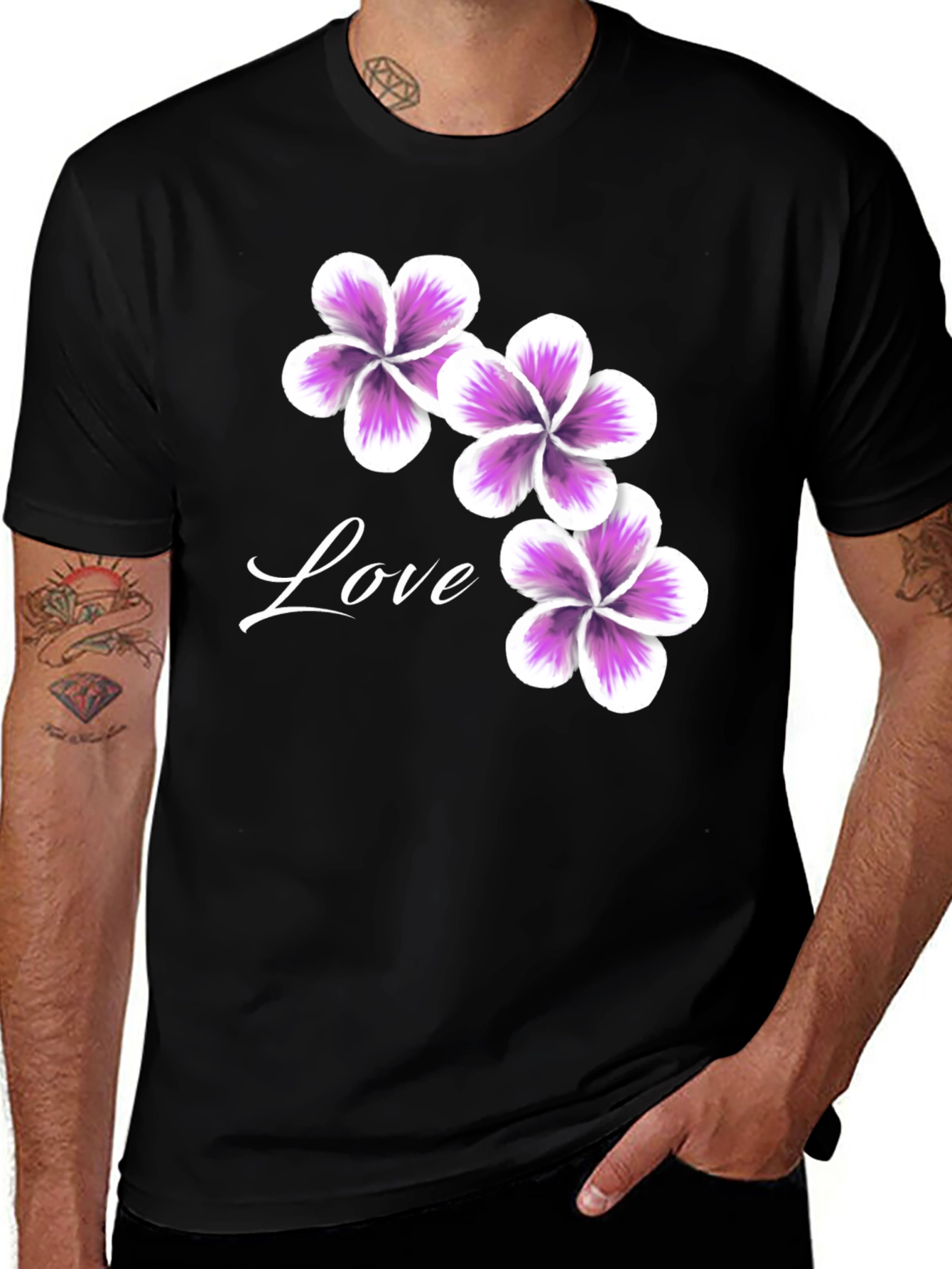 Floral Love T-Shirt - Casual Stylish Tee