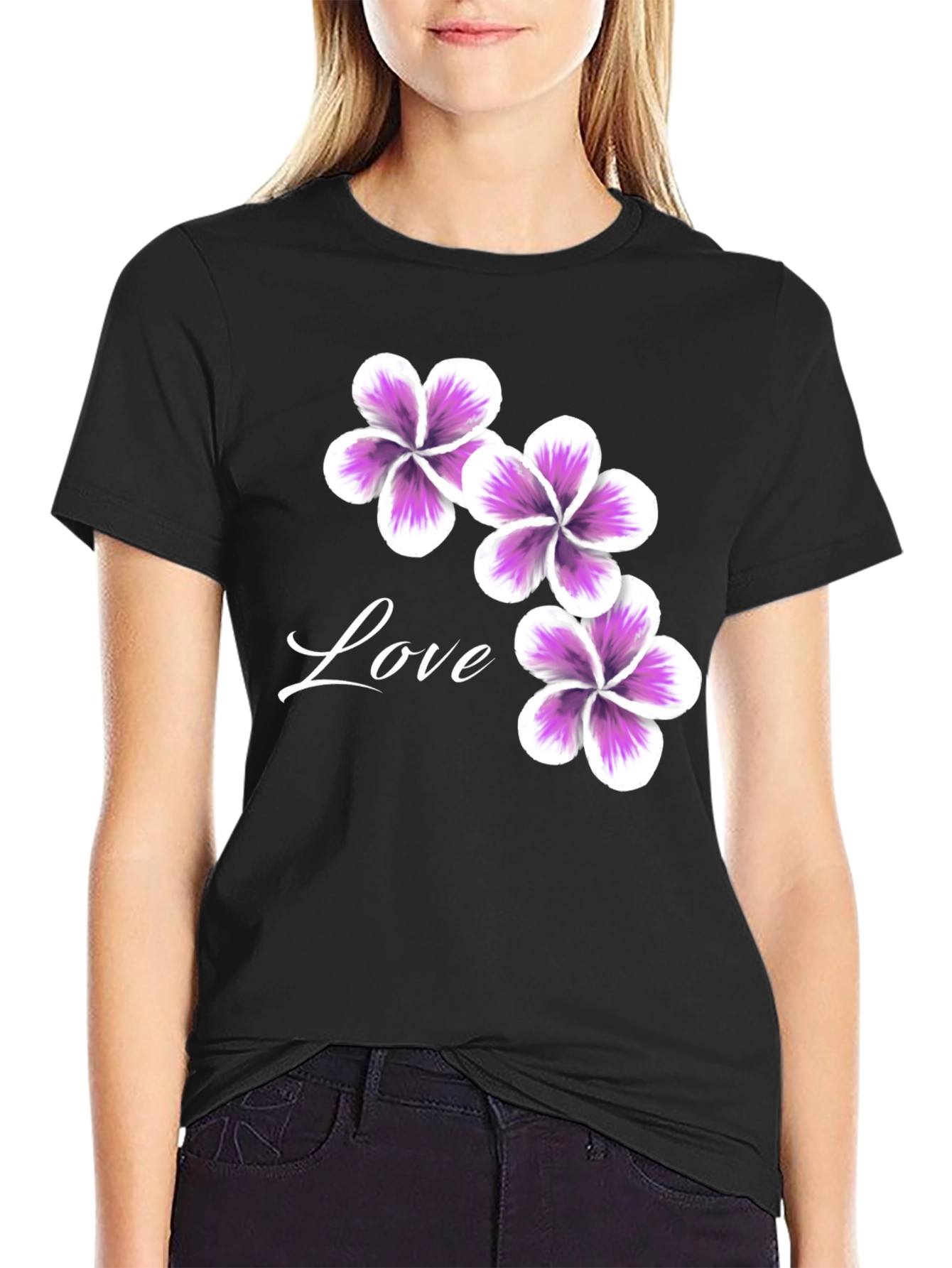 Floral Love T-Shirt - Casual Stylish Tee