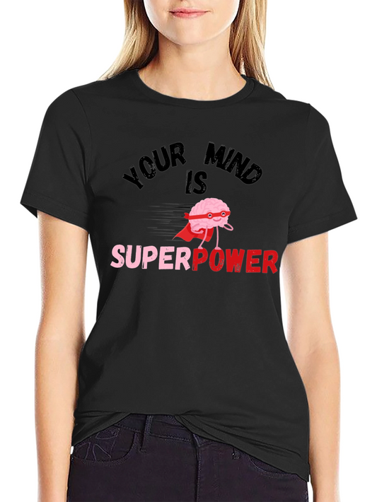 Brain Superpower T-Shirt - Mind Power Tee