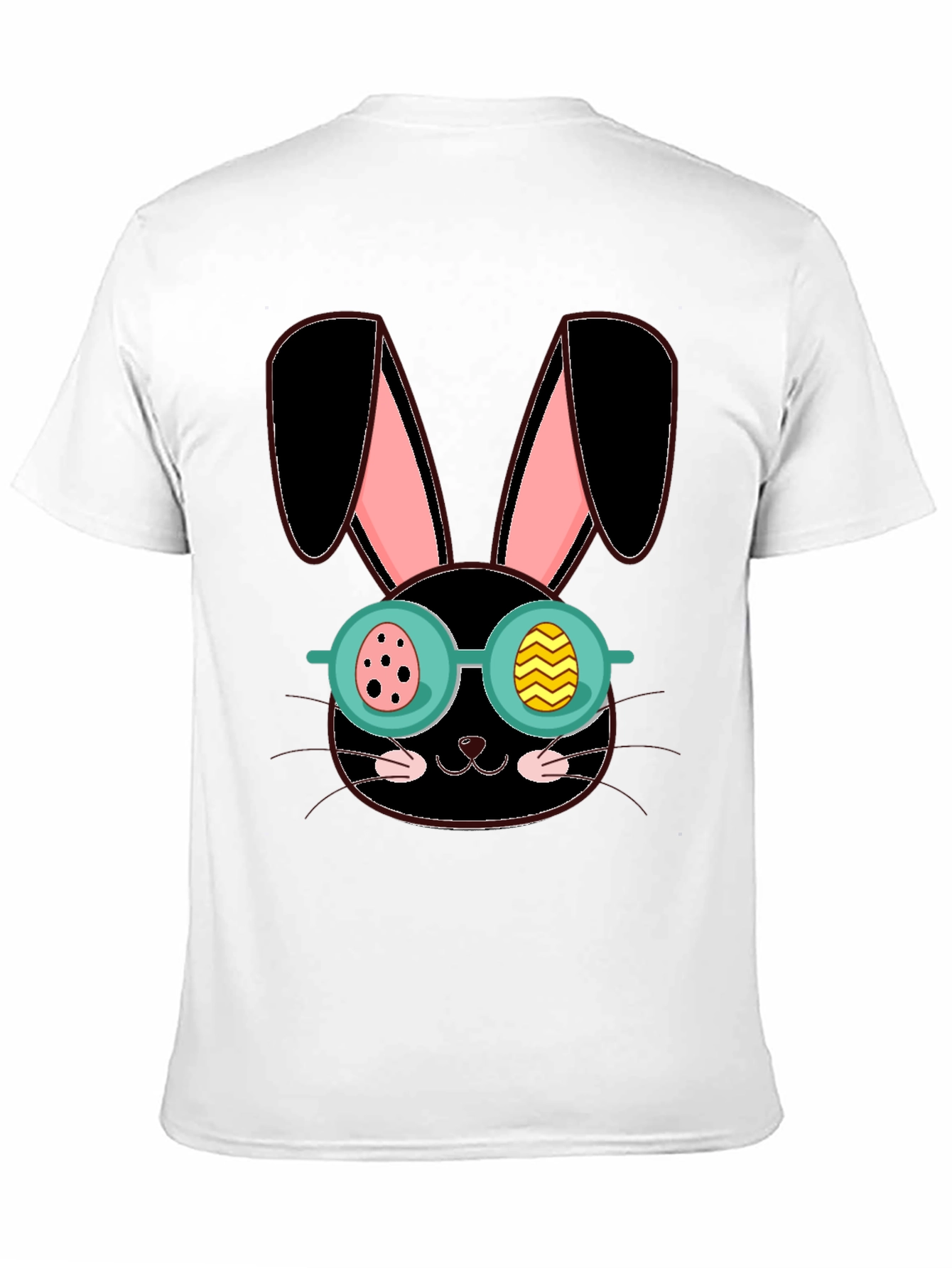 Easter Bunny T-Shirt with Egg Glasses
