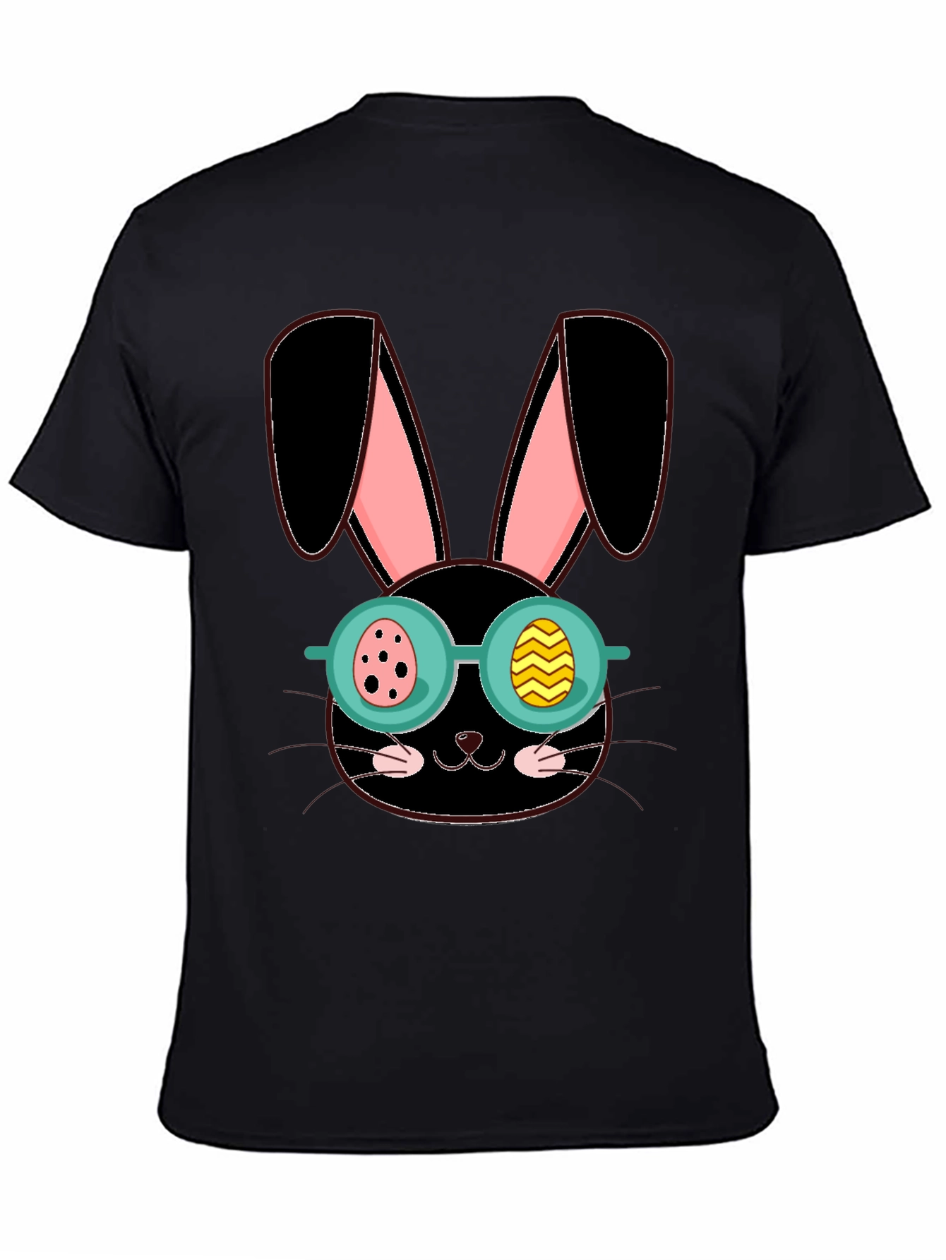 Easter Bunny T-Shirt with Egg Glasses
