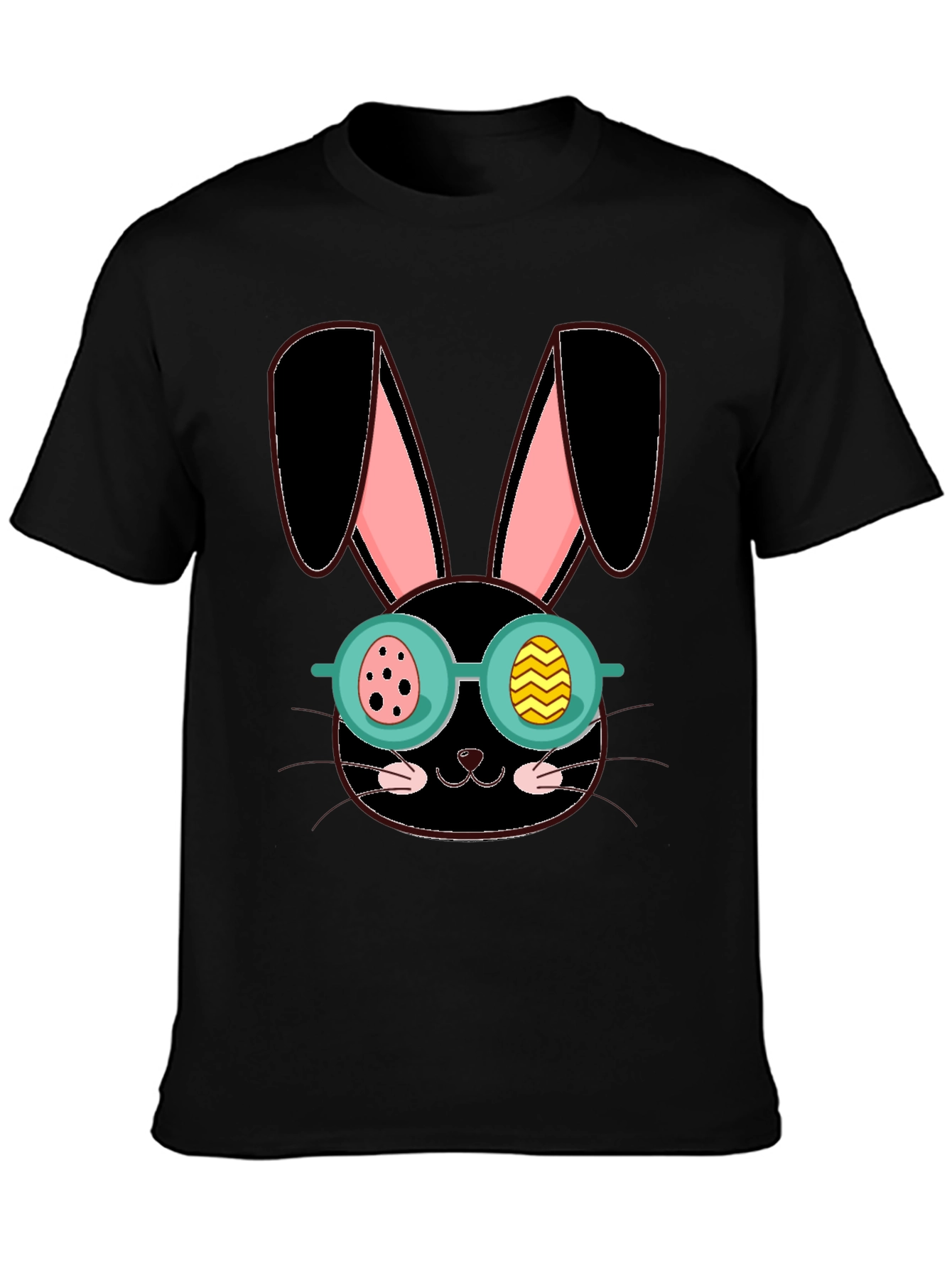Easter Bunny T-Shirt with Egg Glasses