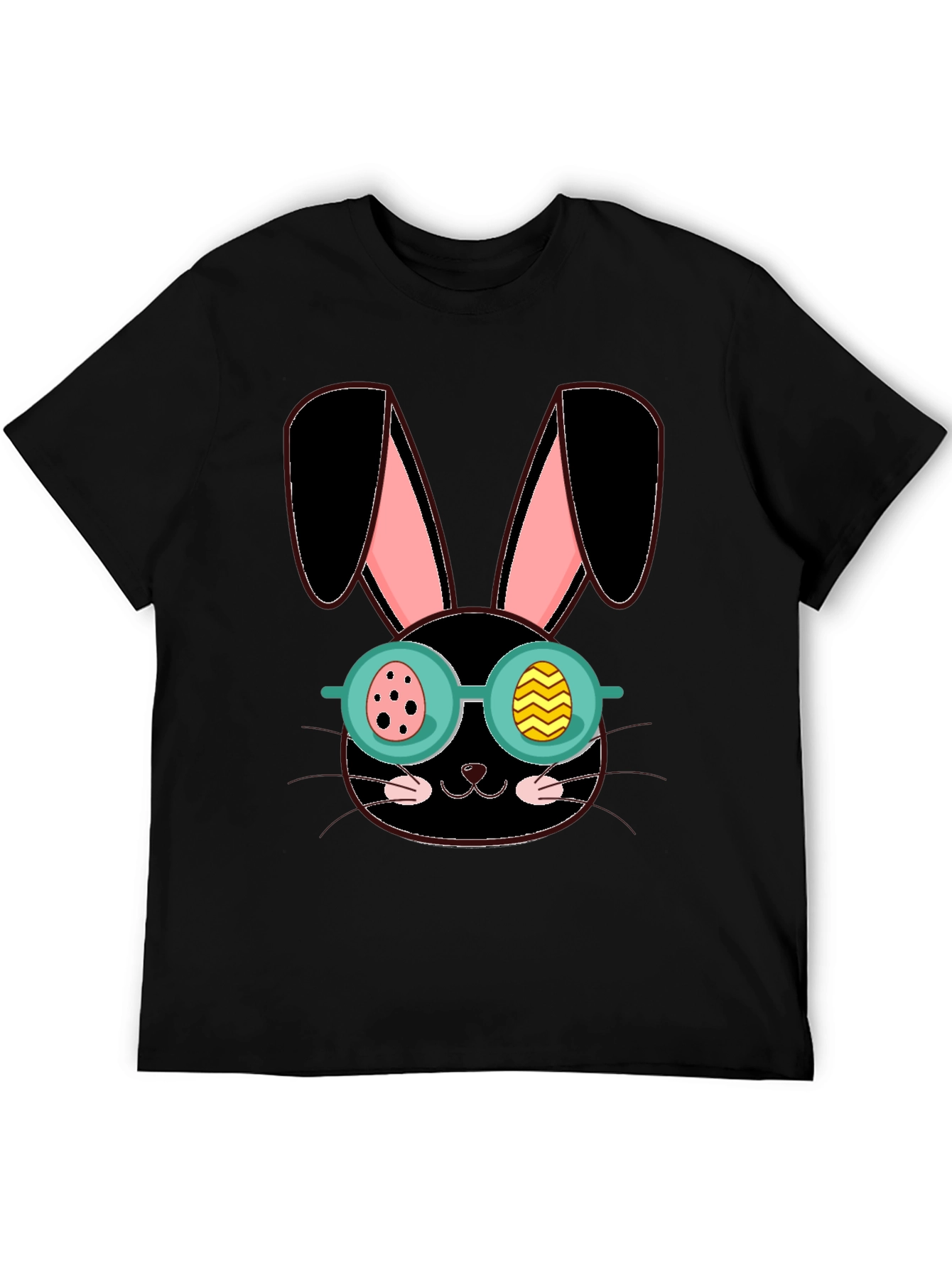 Easter Bunny T-Shirt with Egg Glasses