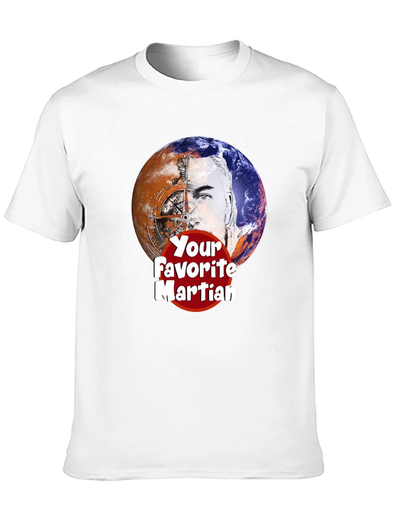 Your Favorite Martian Graphic T-Shirt - Black