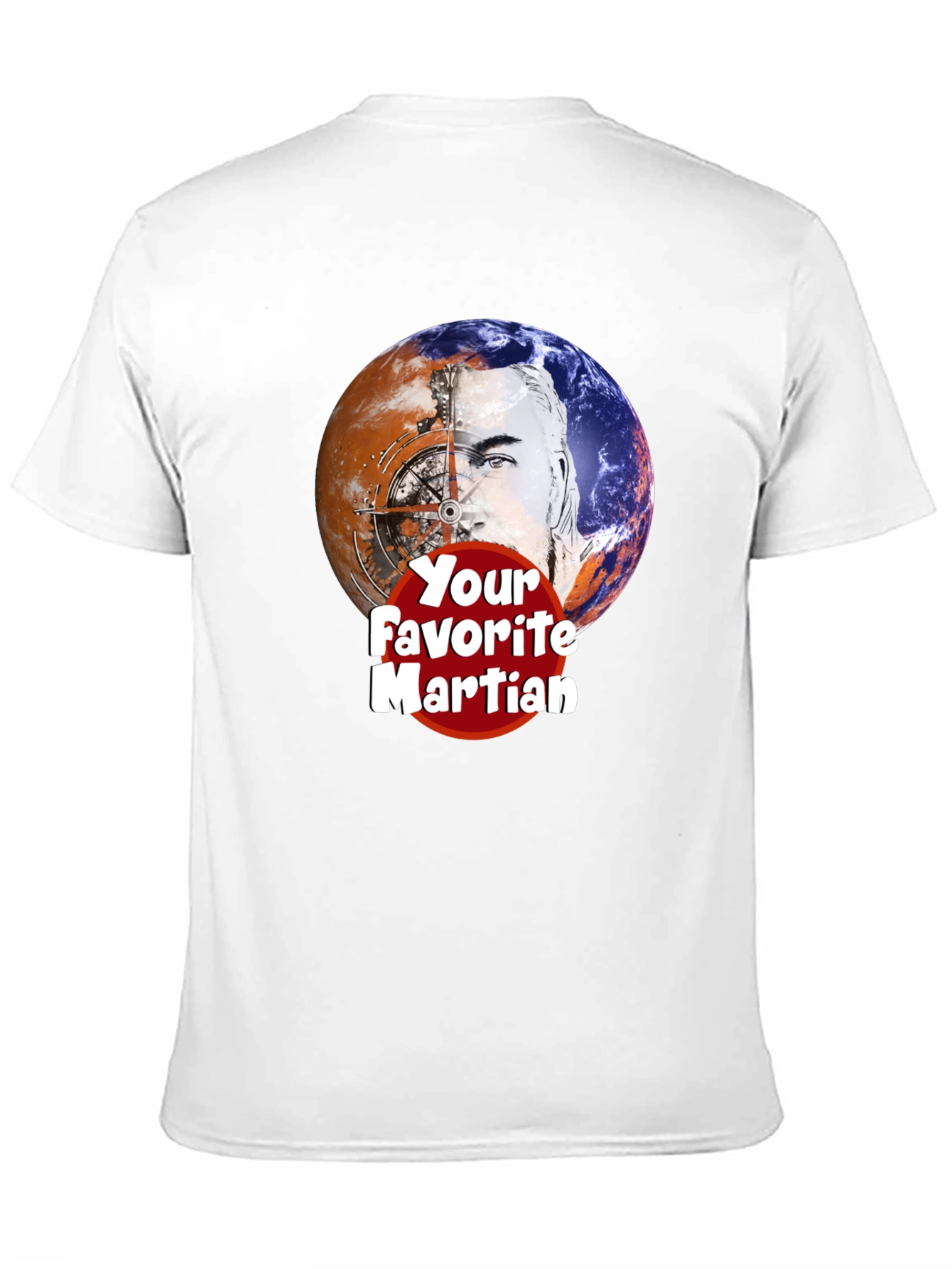 Your Favorite Martian Graphic T-Shirt - Black