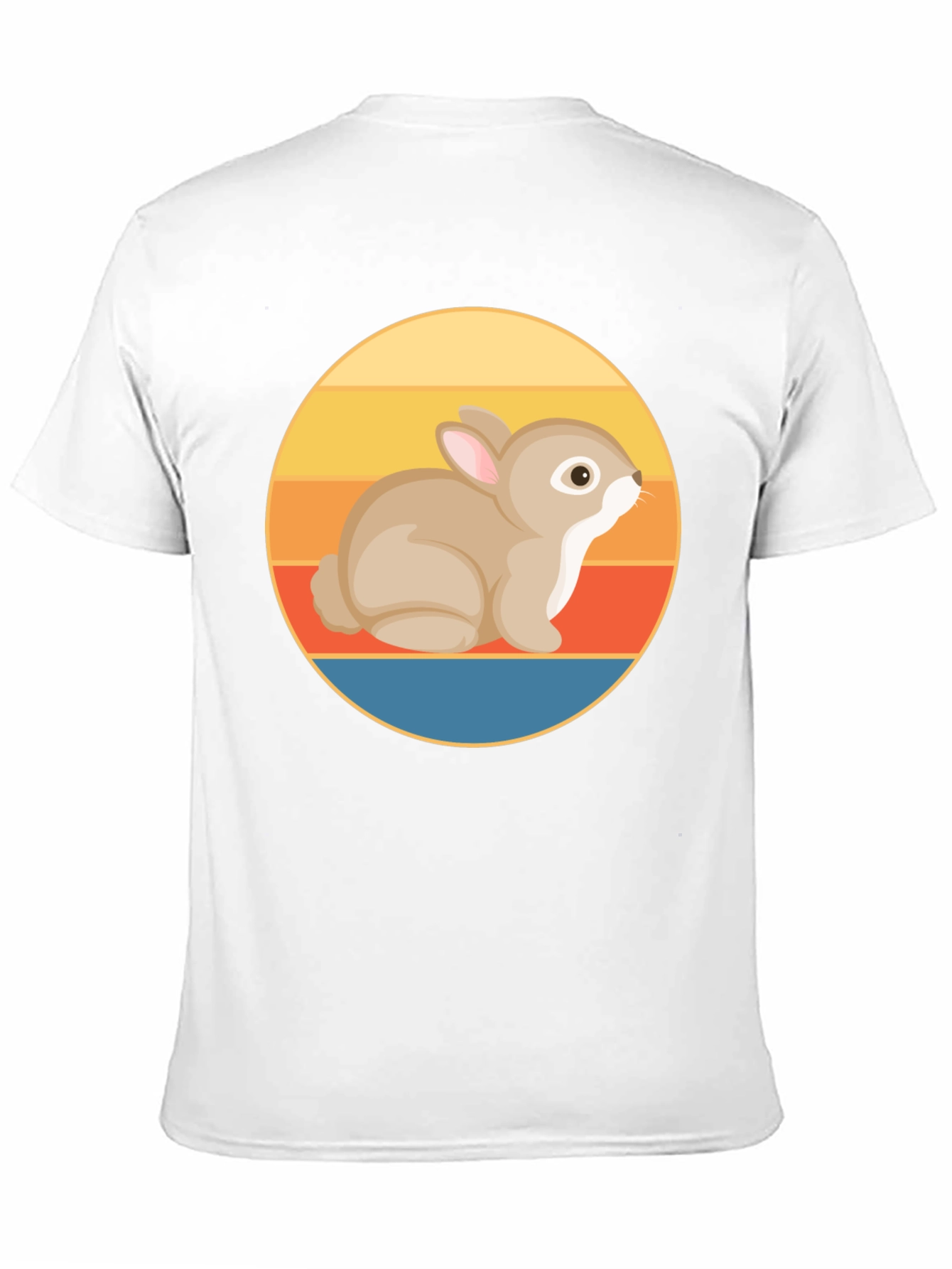 Retro Rabbit Graphic T-Shirt