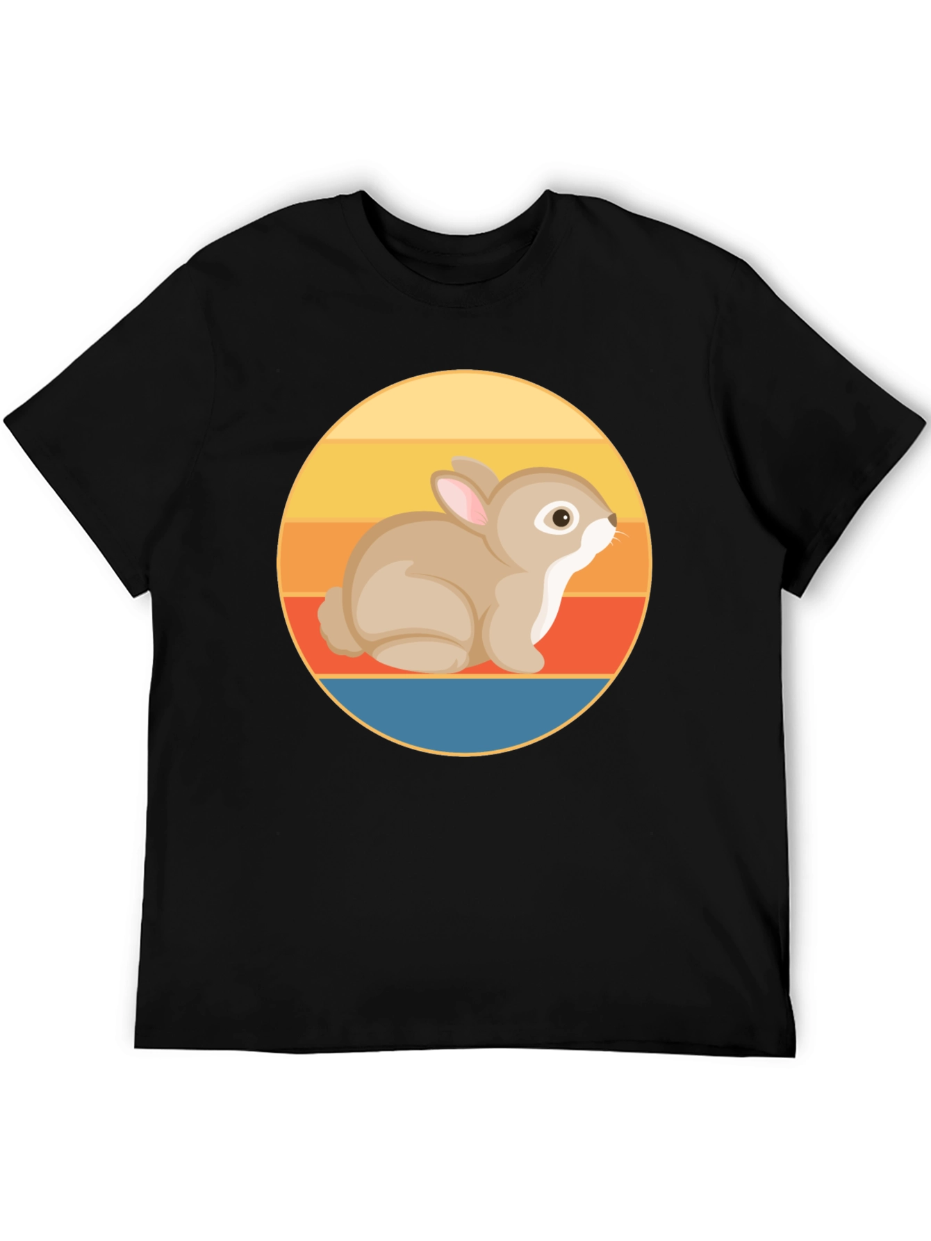 Retro Rabbit Graphic T-Shirt