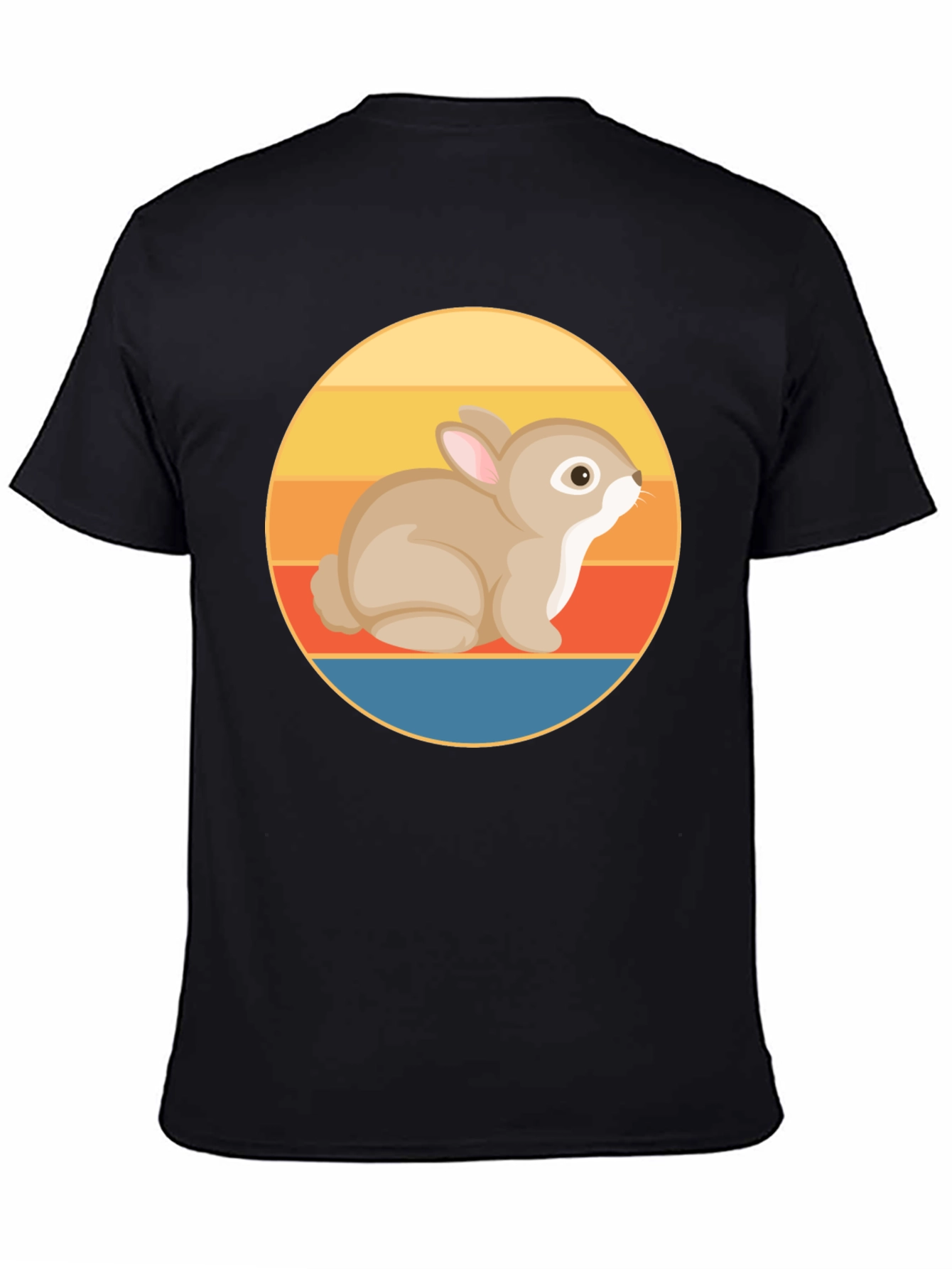 Retro Rabbit Graphic T-Shirt