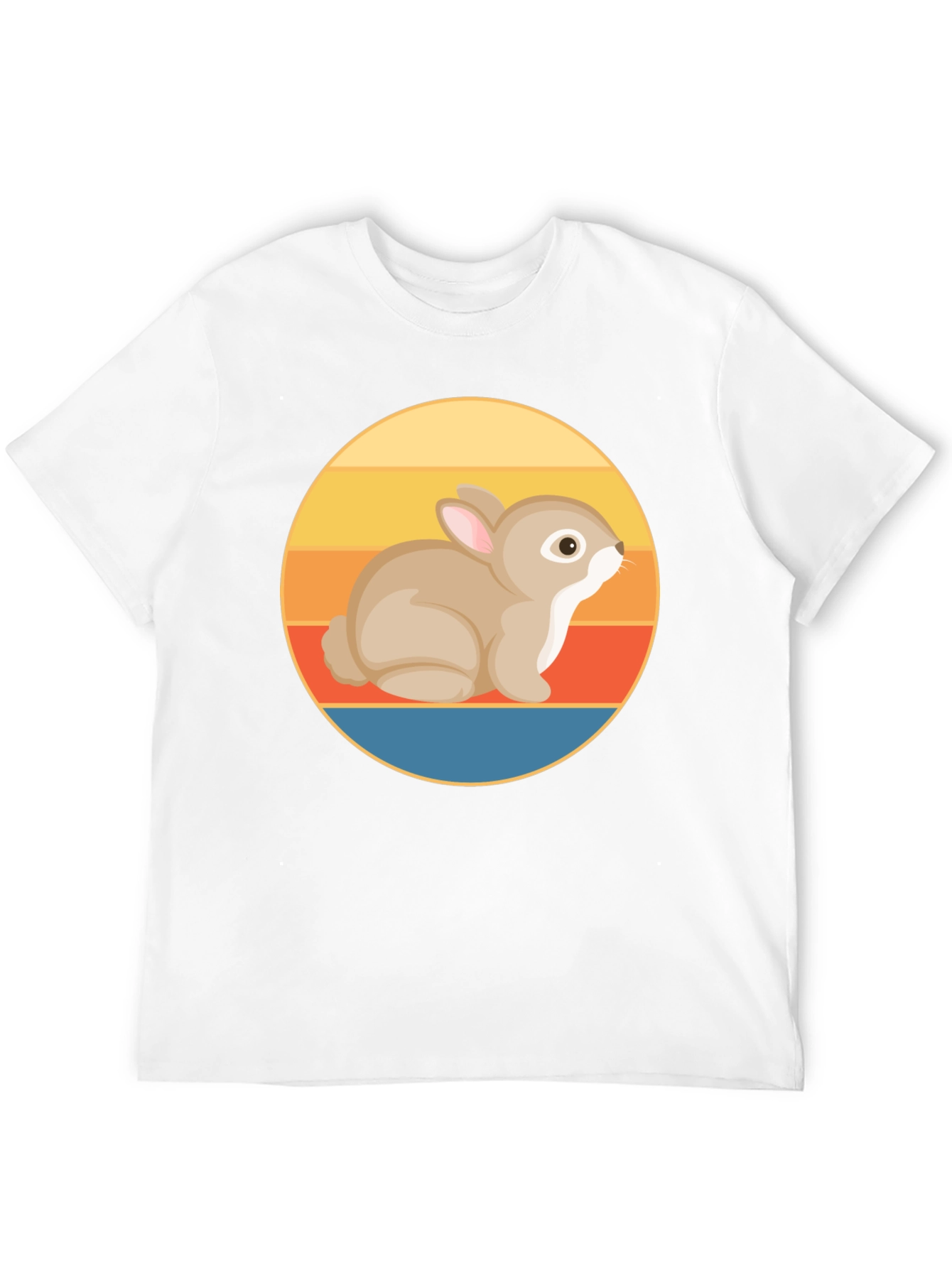 Retro Rabbit Graphic T-Shirt