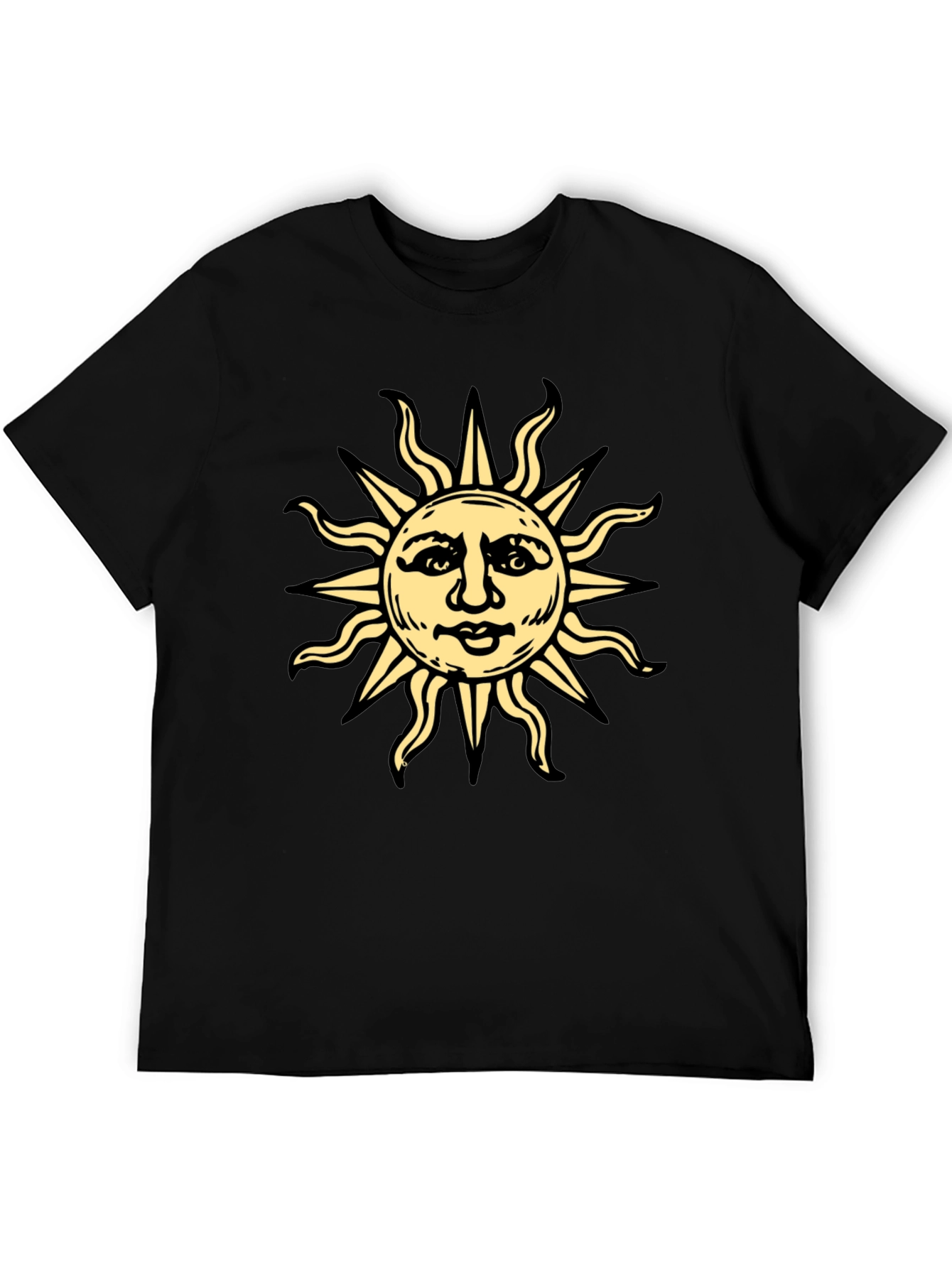 Sun Graphic Tee - Unique Design Soft Cotton