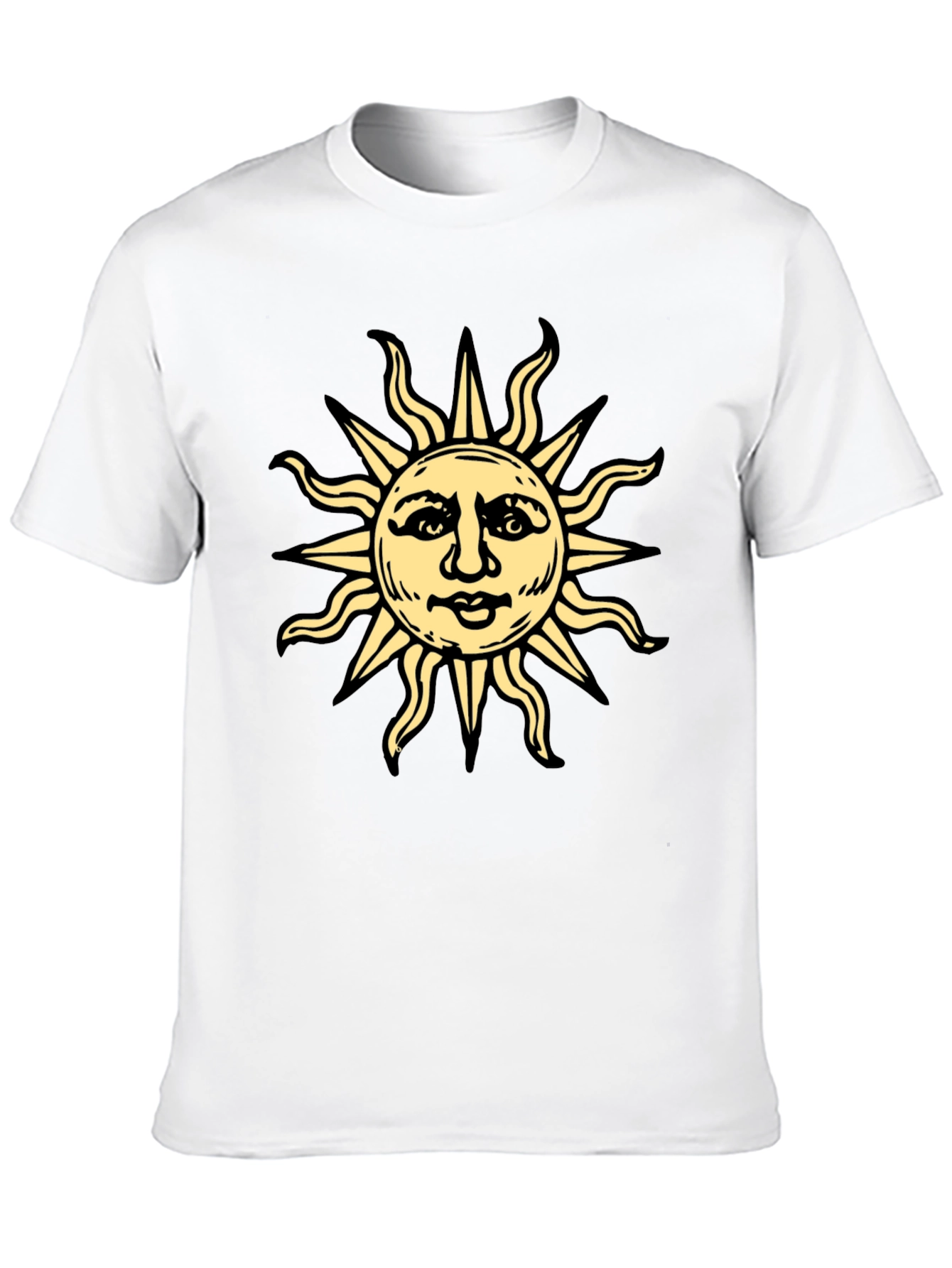Sun Graphic Tee - Unique Design Soft Cotton