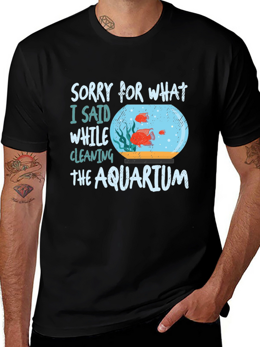 Funny Aquarium Cleaning T-Shirt