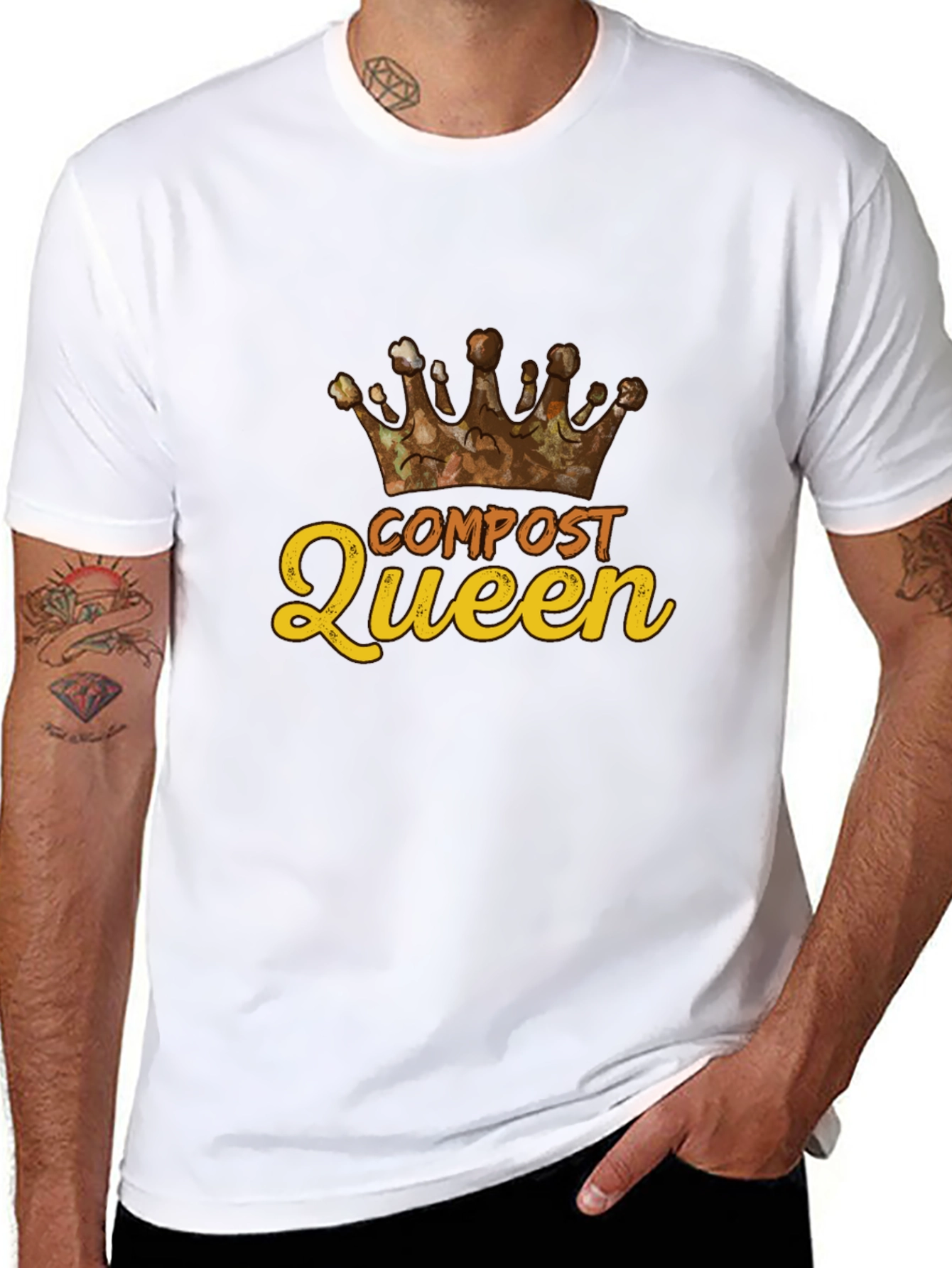 Compost Queen T-Shirt -  Gardening Humor Tee