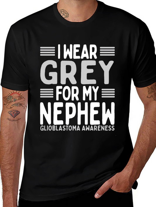 Grey Glioblastoma Awareness T-Shirt