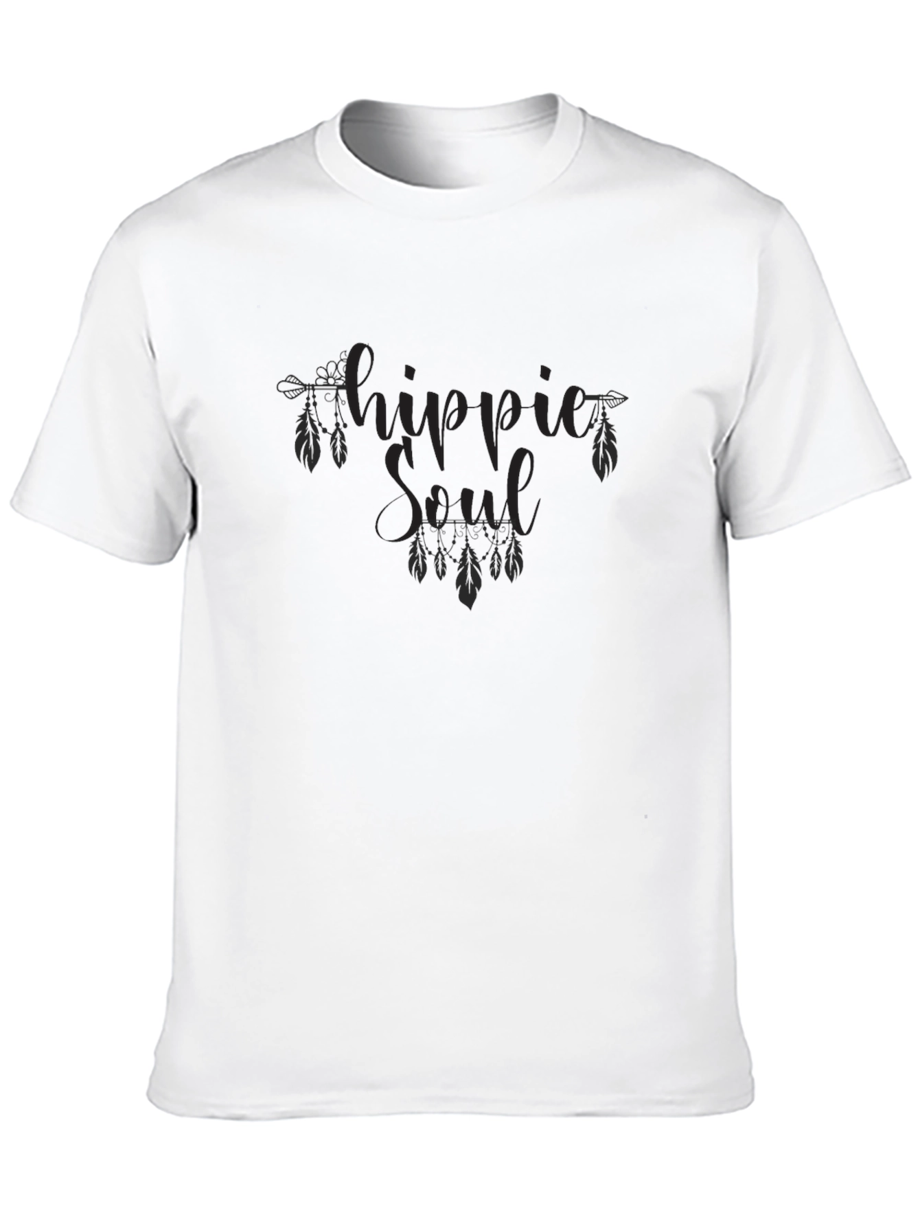 Hippie Soul Dreamcatcher Graphic Tee - Black