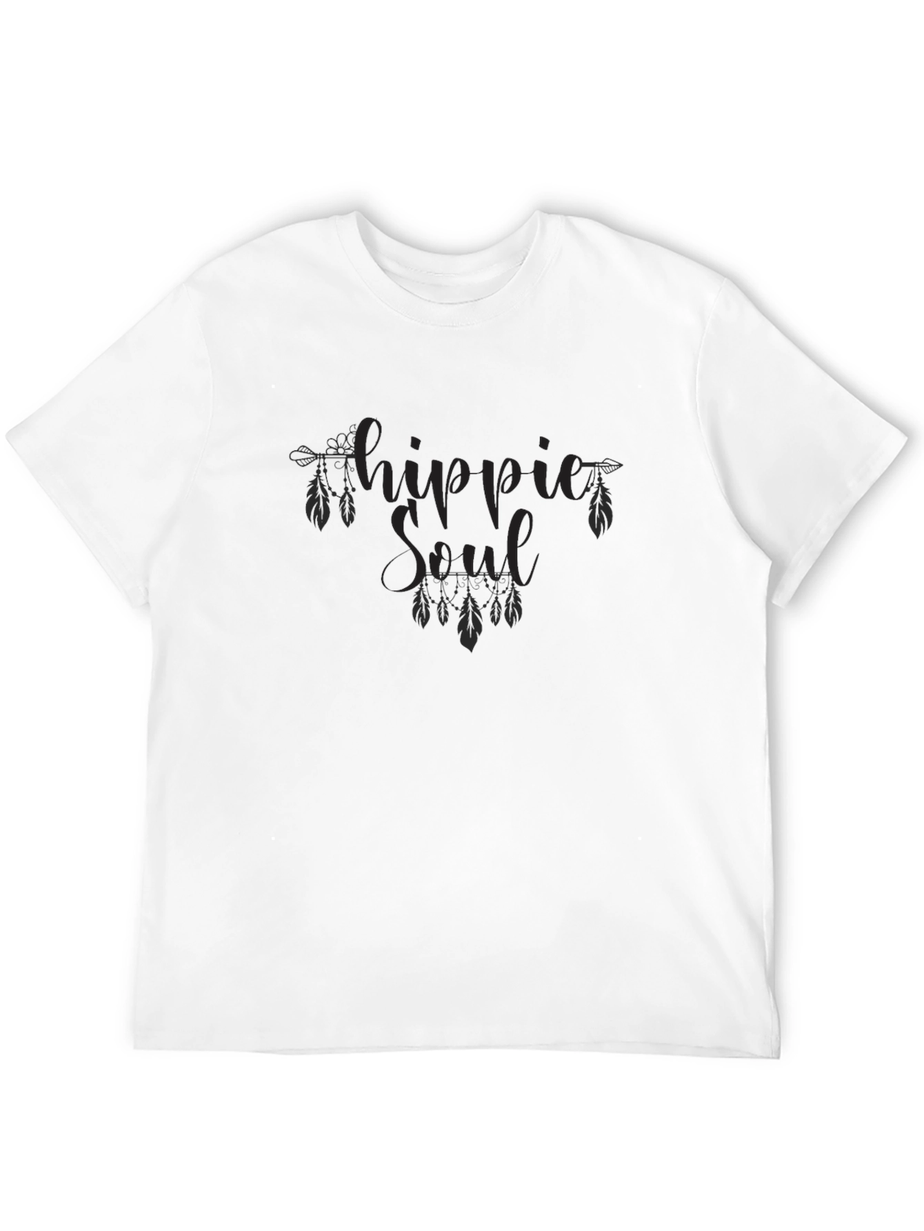 Hippie Soul Dreamcatcher Graphic Tee - Black