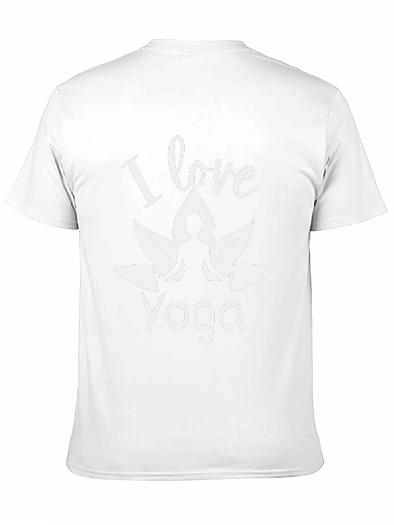 I Love Yoga T-Shirt - Meditating Silhouette Tee