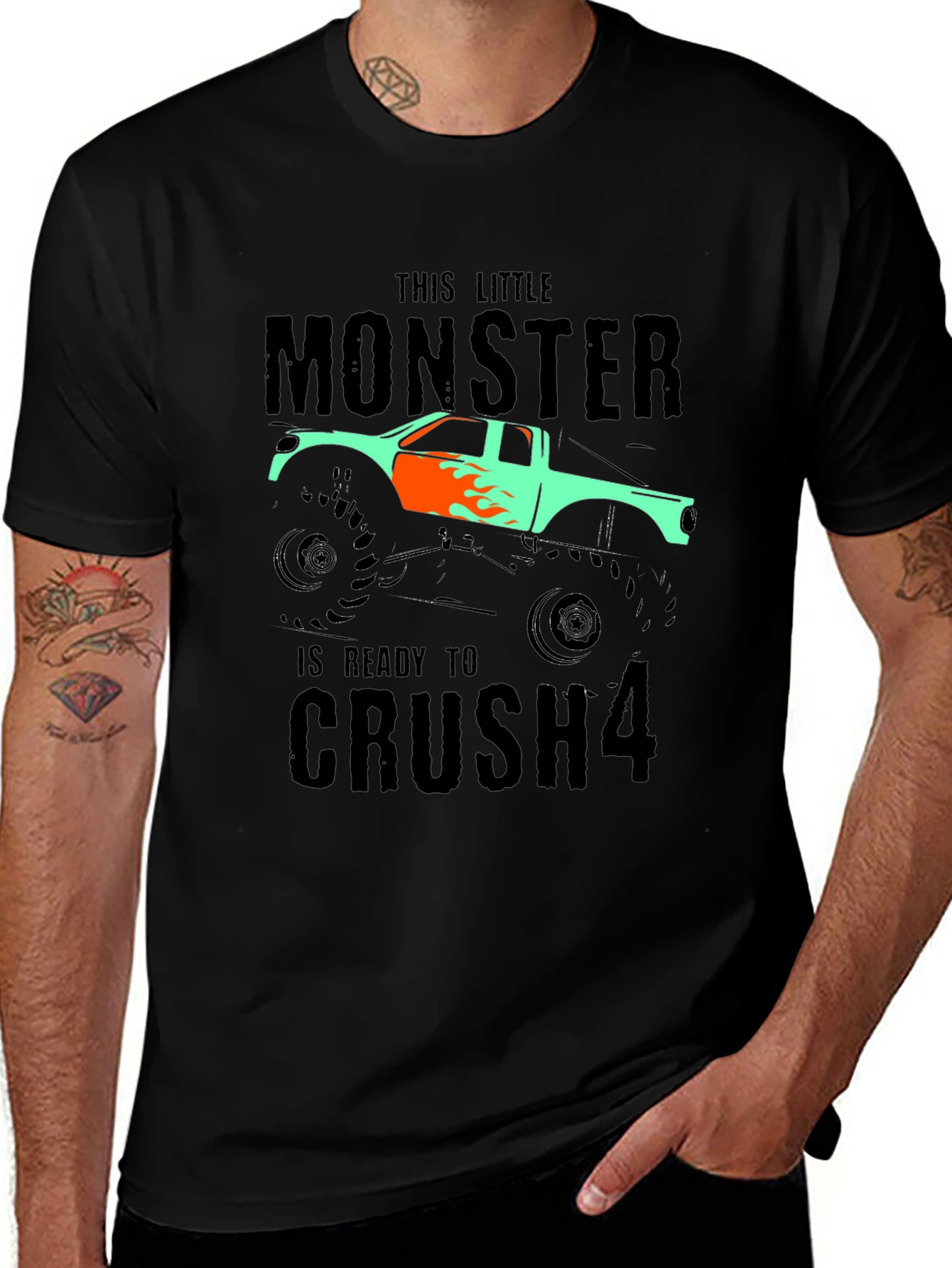 Monster Truck T-Shirt - Ready to Crush!