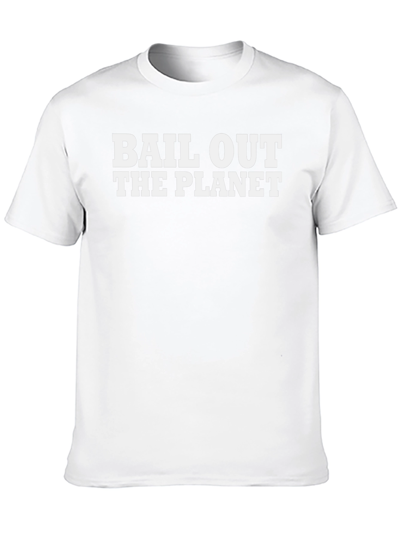 Bail Out The Planet Graphic Tee - Black