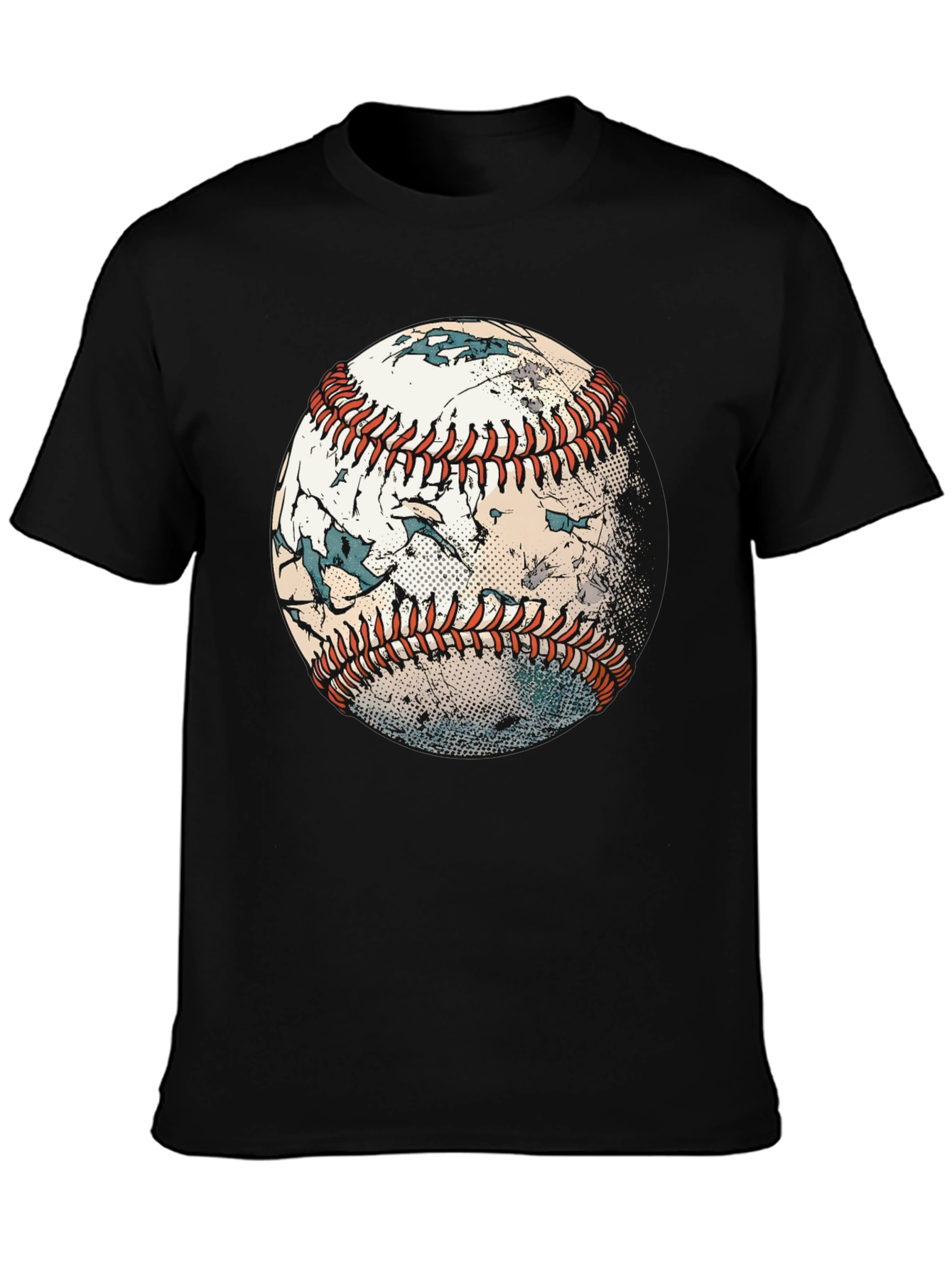 Baseball T-Shirt - Distressed Graphic Tee