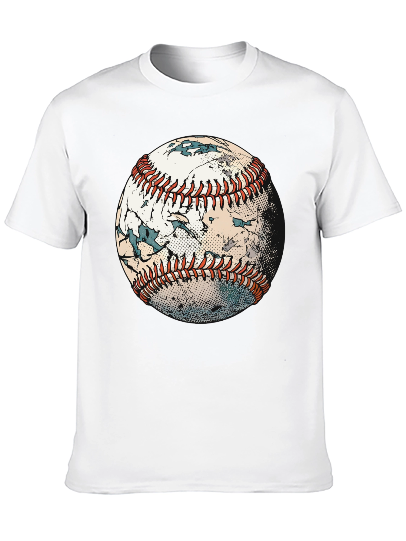 Baseball T-Shirt - Distressed Graphic Tee