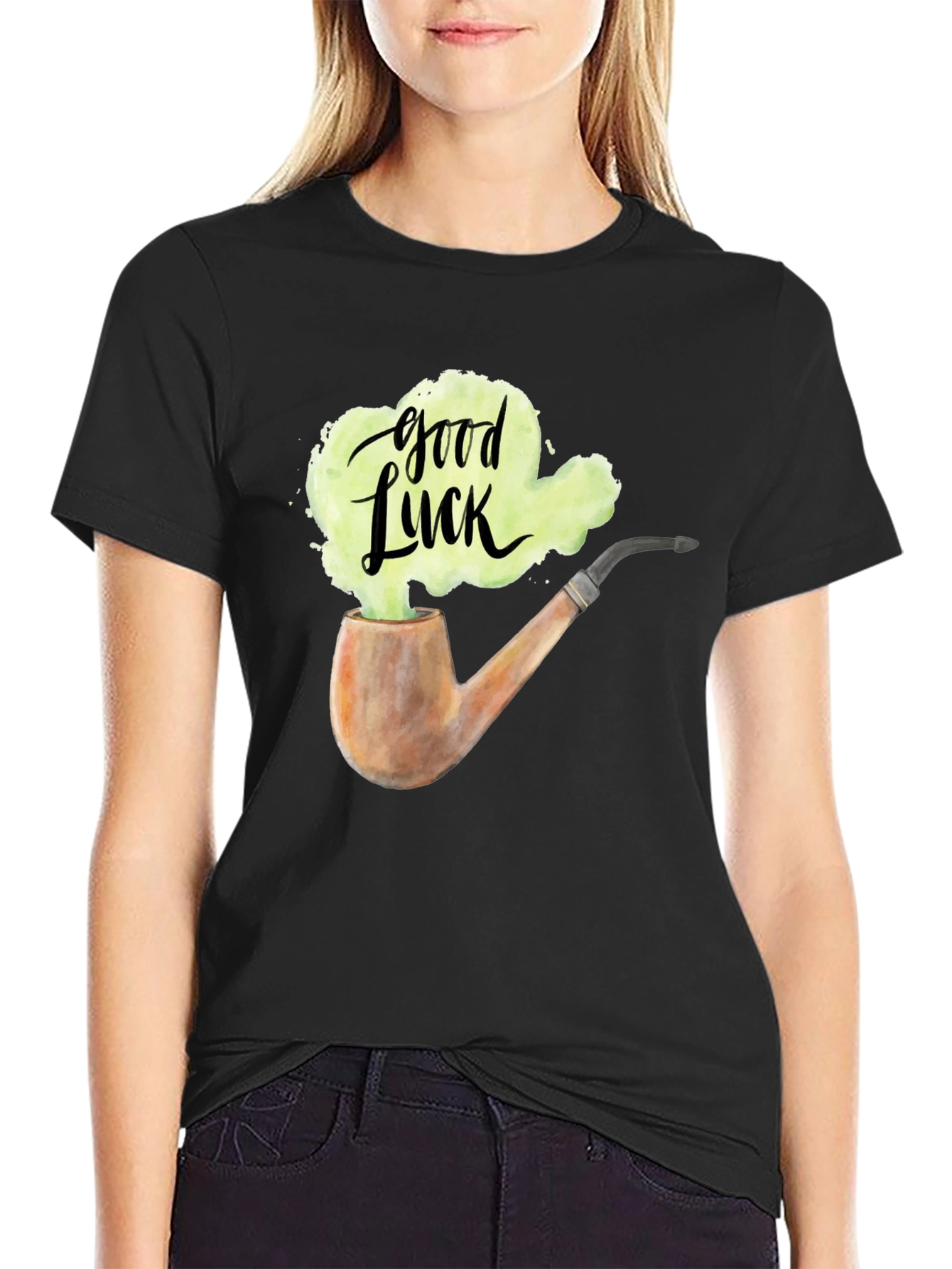 Lucky Pipe T-Shirt - Good Luck Charm Graphic Tee