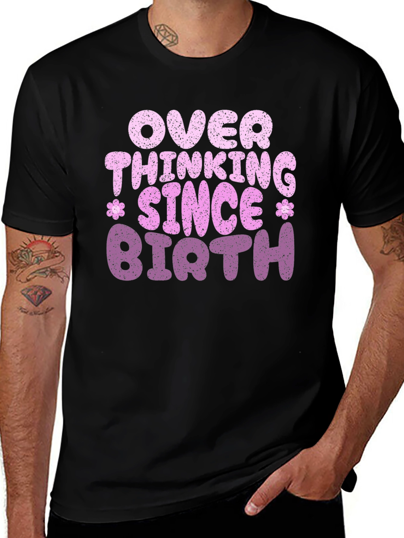 Overthinking Since Birth Graphic Tee
