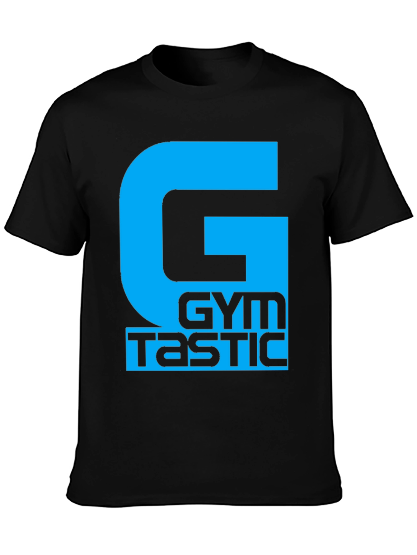 Gymtastic Black T-Shirt - Fitness Apparel