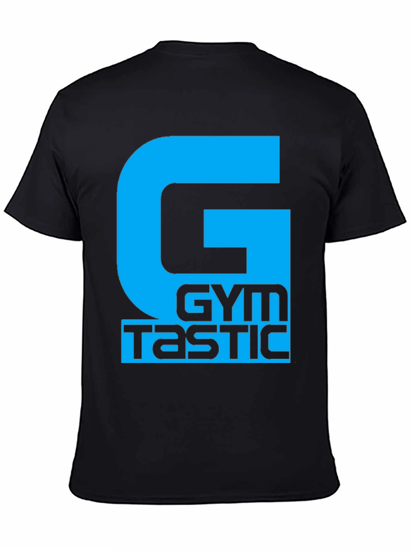 Gymtastic Black T-Shirt - Fitness Apparel