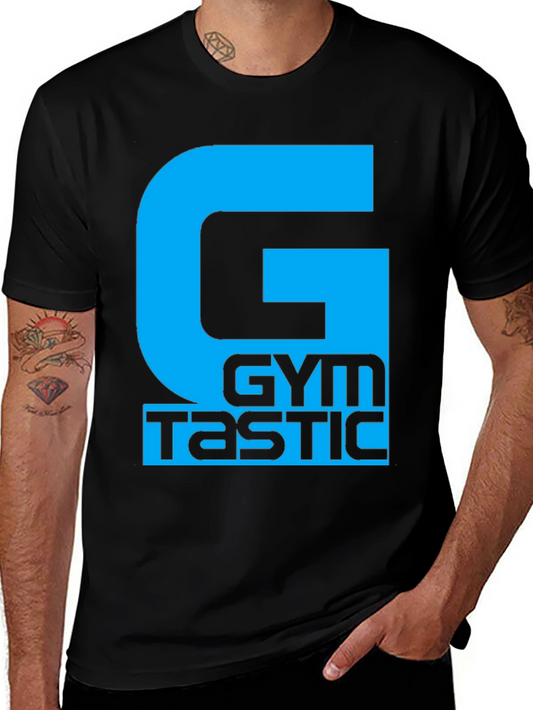 Gymtastic Black T-Shirt - Fitness Apparel