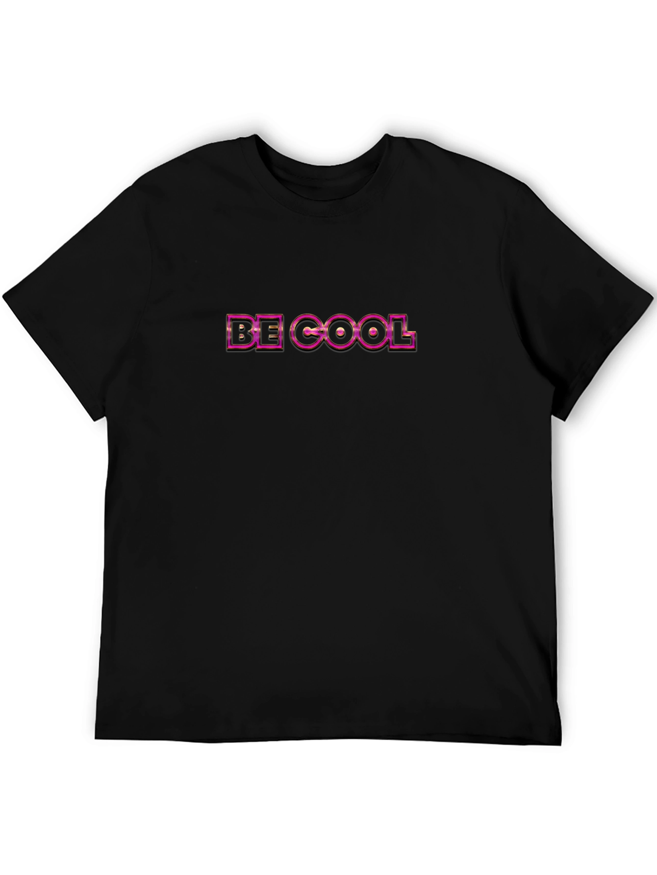 Be Cool Black Graphic Tee