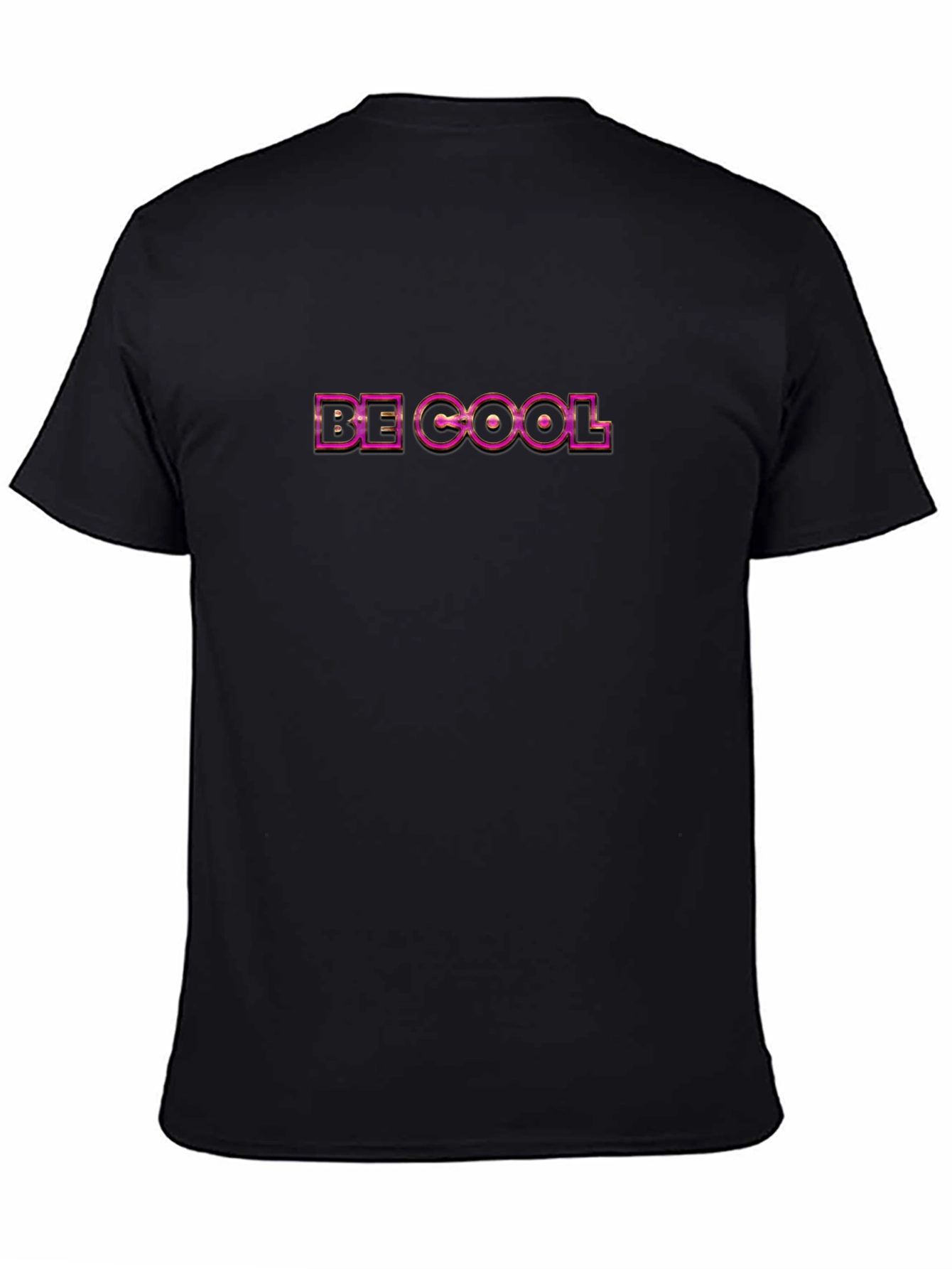 Be Cool Black Graphic Tee