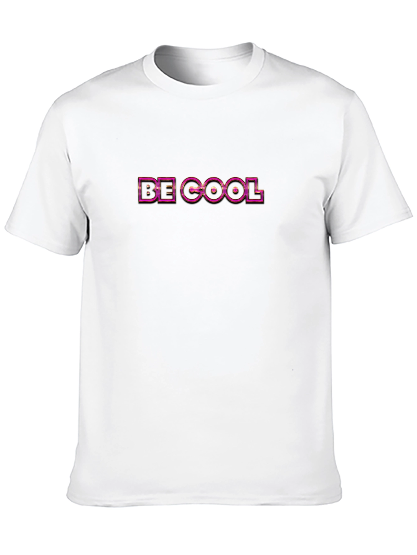 Be Cool Black Graphic Tee