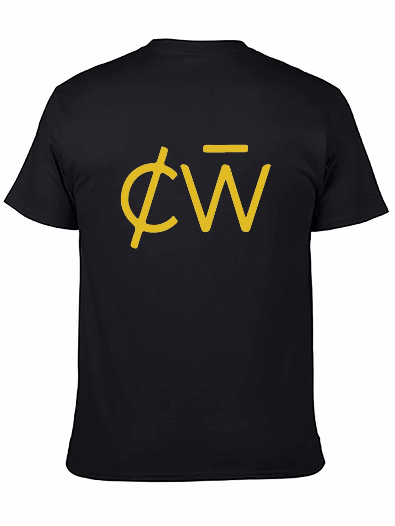 CW Logo T-Shirt - Black Cotton Blend