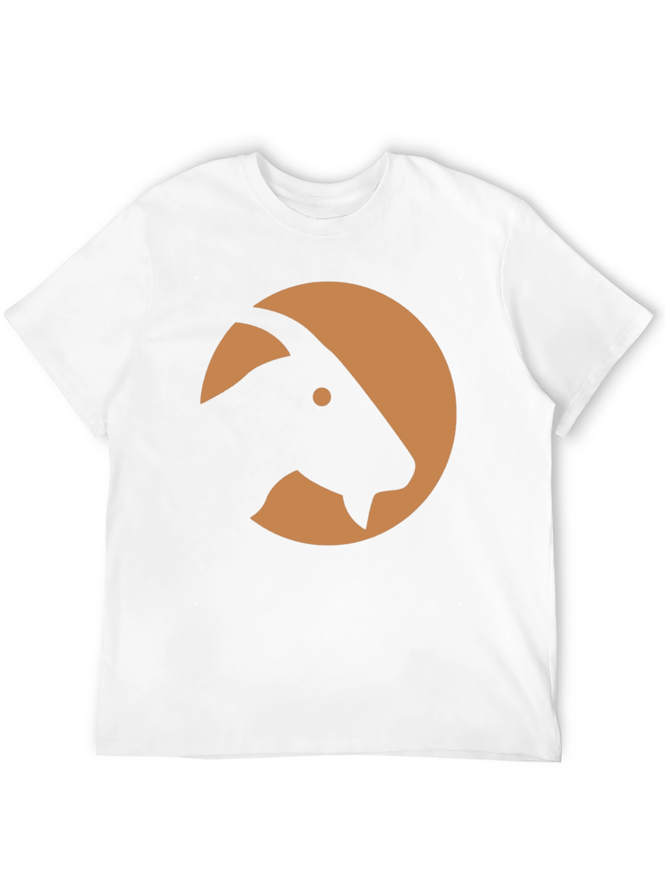 Goat Silhouette Graphic Tee - Black Casual Shirt