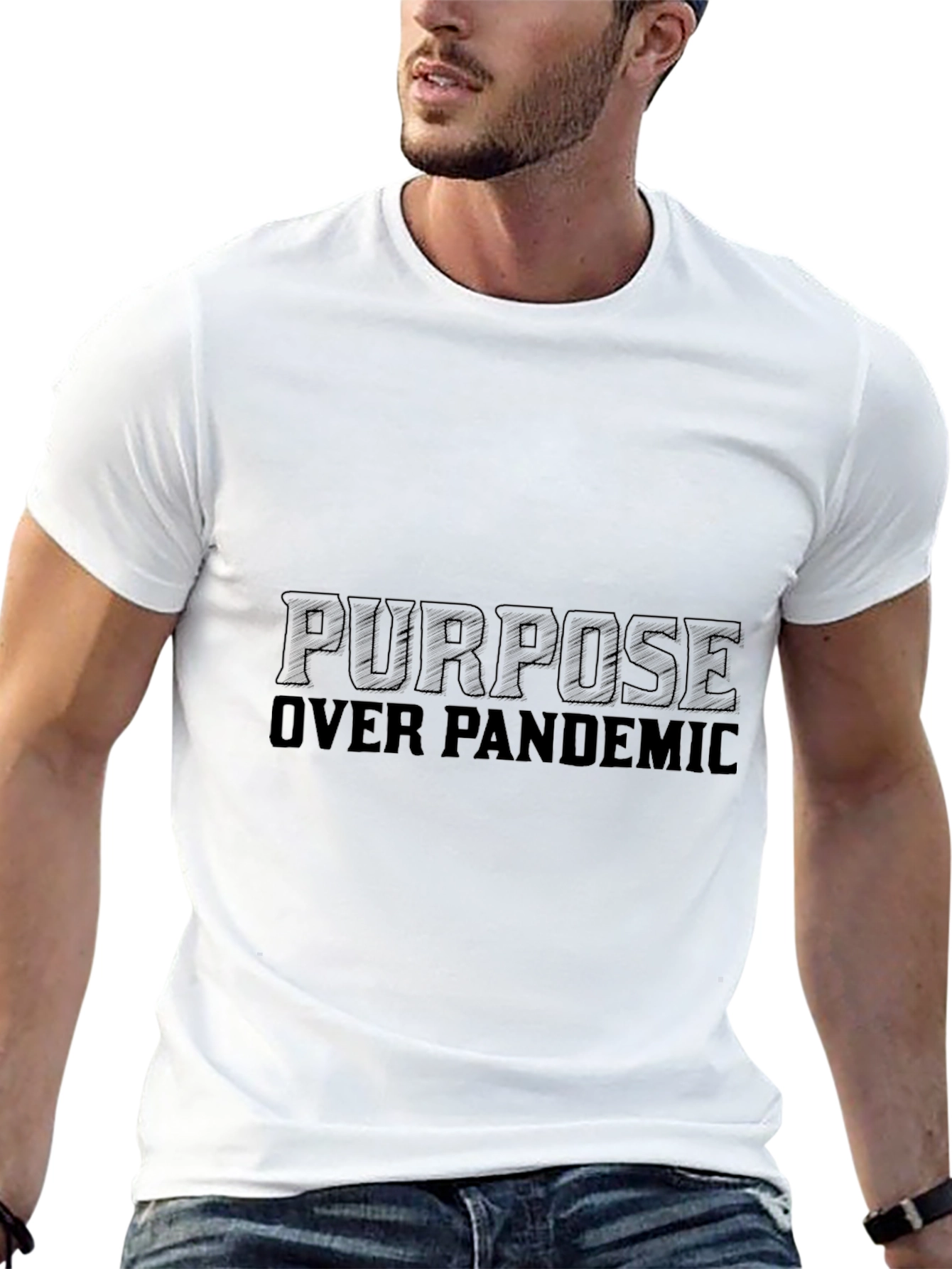 Purpose Over Pandemic Black T-Shirt