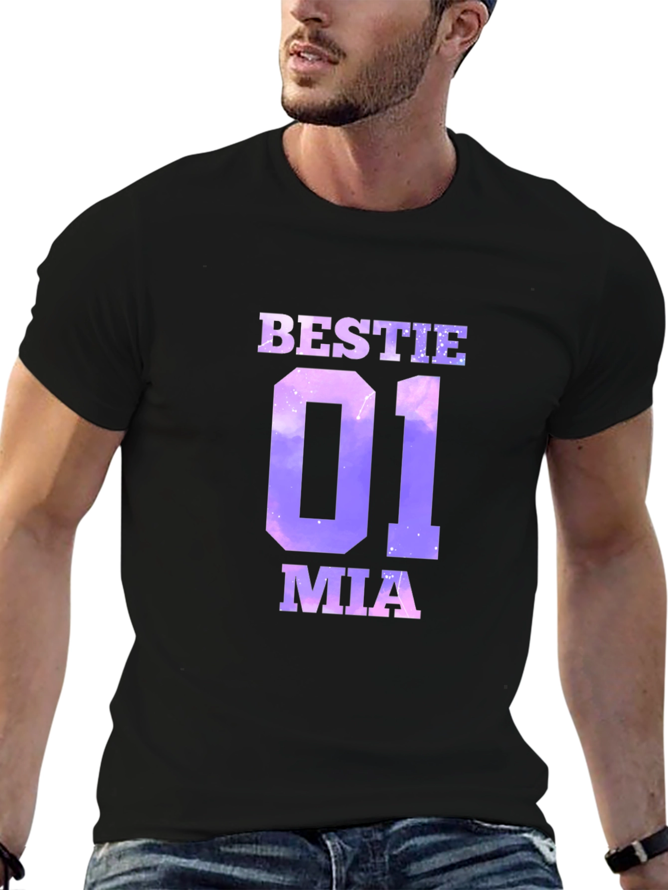 Bestie Mia T-Shirt Black