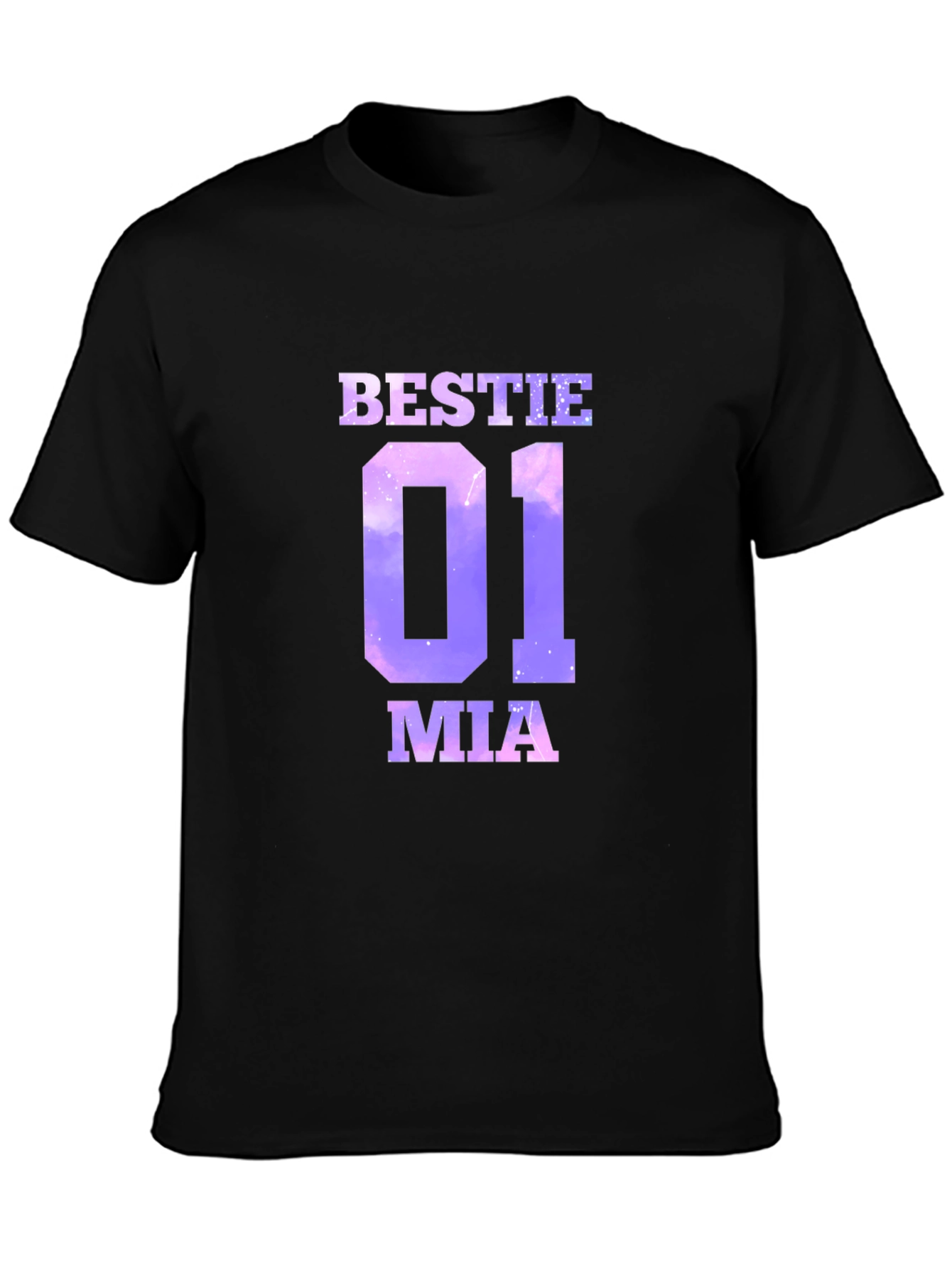 Bestie Mia T-Shirt Black