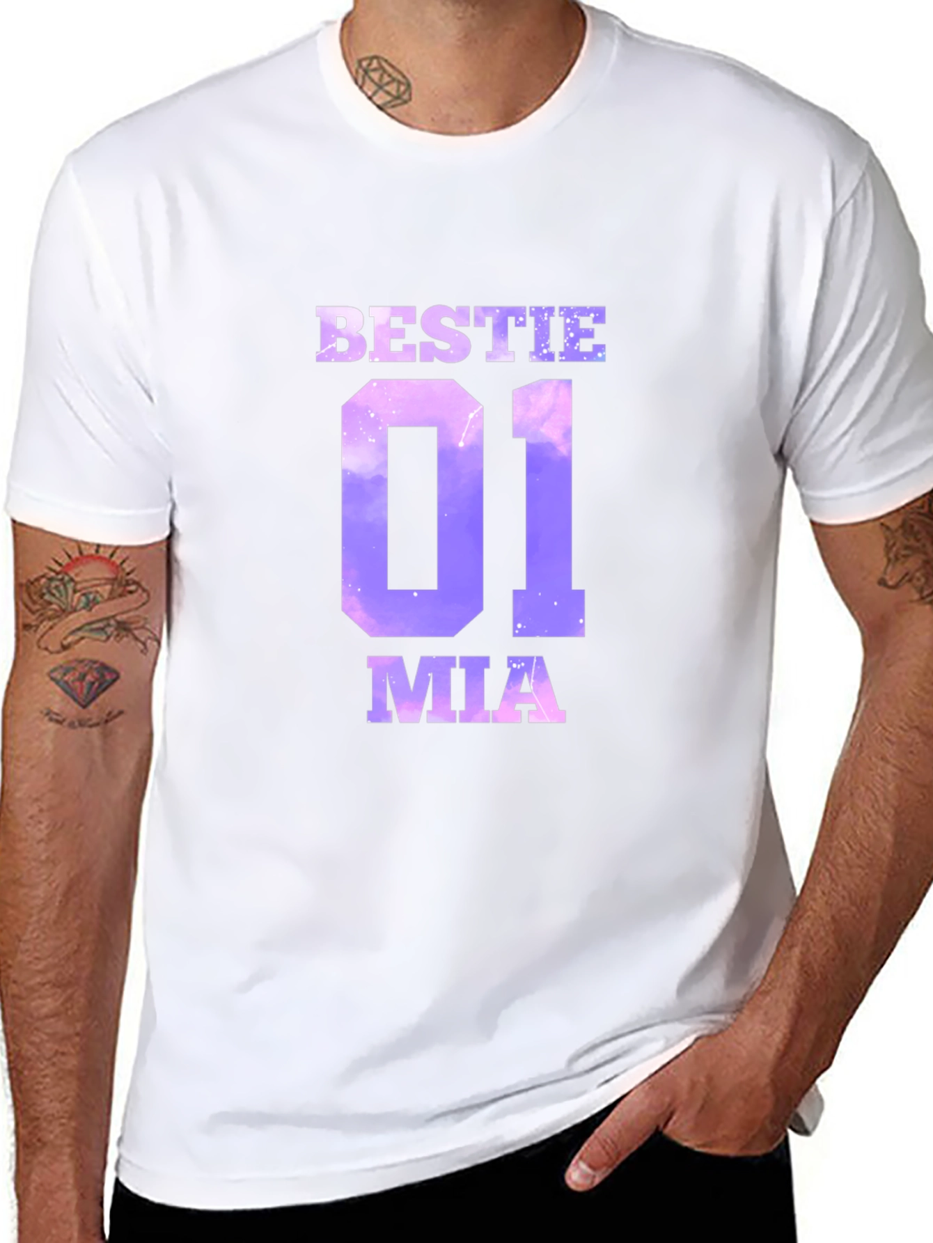 Bestie Mia T-Shirt Black